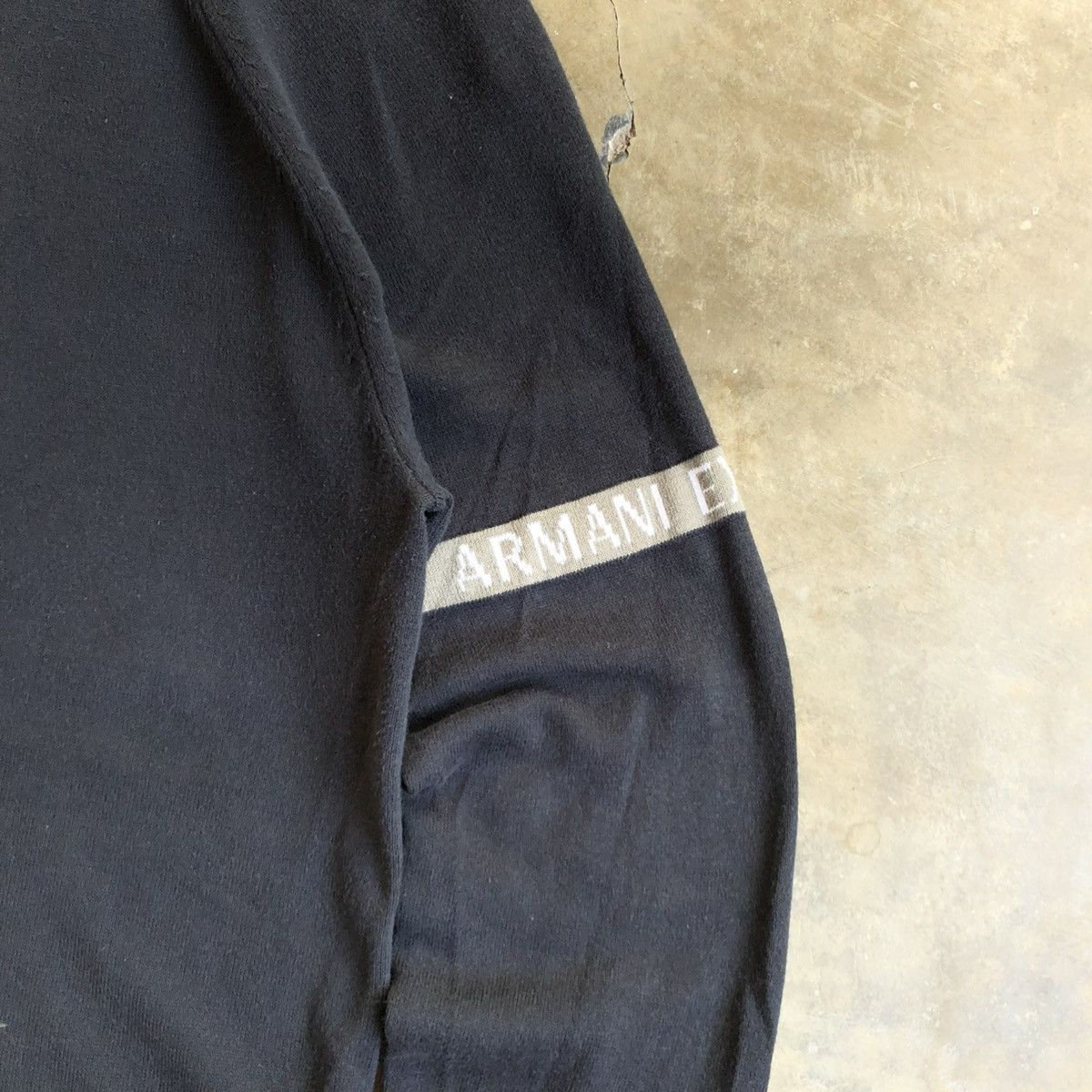 Armani Exchange Armani Exchange Logo Slevee Taped Ziphoodie Black Luxury Size US L / EU 52-54 / 3 - 7 Thumbnail
