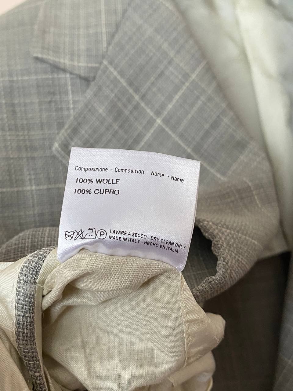Brioni Brioni Blazer Nomentano Gray Knit Windowpane Wool Sportcoat Size 40S - 16 Thumbnail