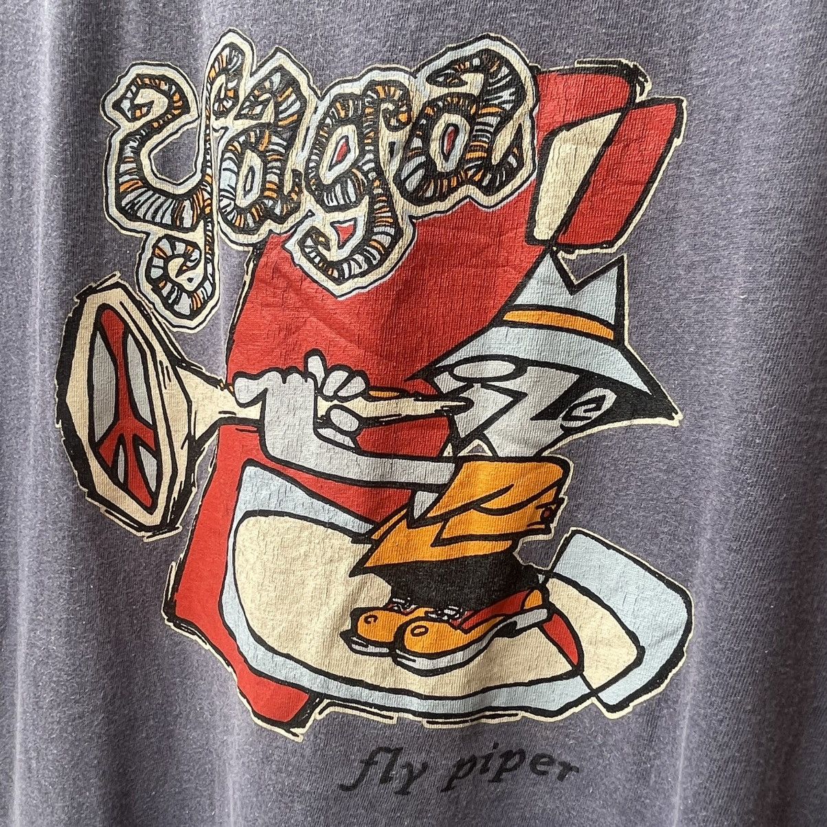 Welcome Skateboards 🔥Vintage 90s Yaga Skateboard Big Logo Sun Faded Tee Size US L / EU 52-54 / 3 - 6 Thumbnail
