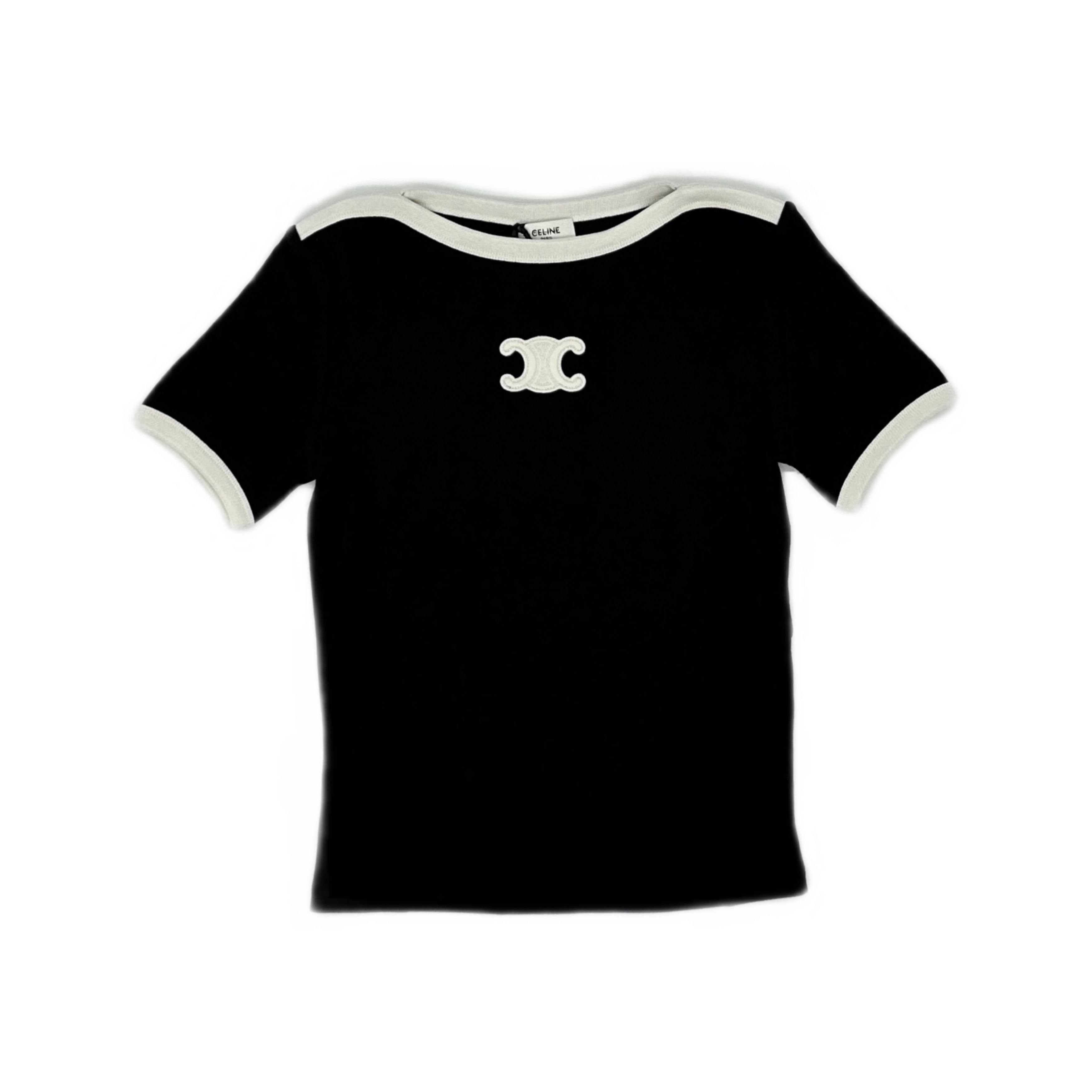 Celine Celine Triomphe Logo T-Shirt Size XS Size XS / US 0-2 / IT 36-38 - 1 Thumbnail