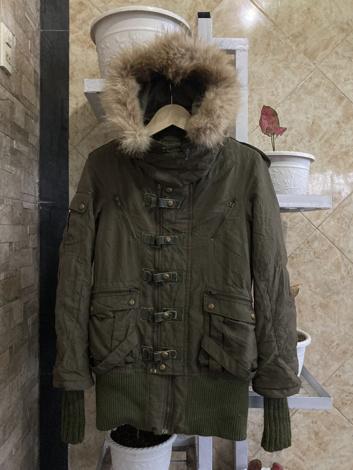 Le Grande Bleu (L.G.B.) SLY - Bondage Bono Fur OG Apocalypse Vkei Jacket Japanese Size US M / EU 48-50 / 2 - 1 Thumbnail