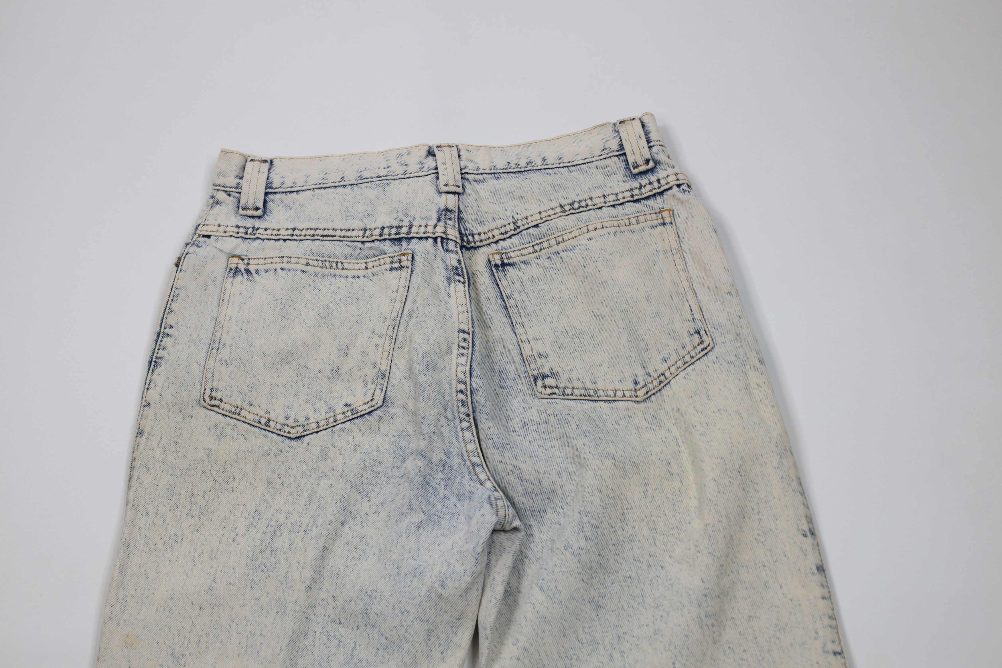 Vintage Vintage 80s 90s IOU Streetwear Tapered Leg Acid Wash Jeans Size 30" / US 8 / IT 44 - 12 Thumbnail