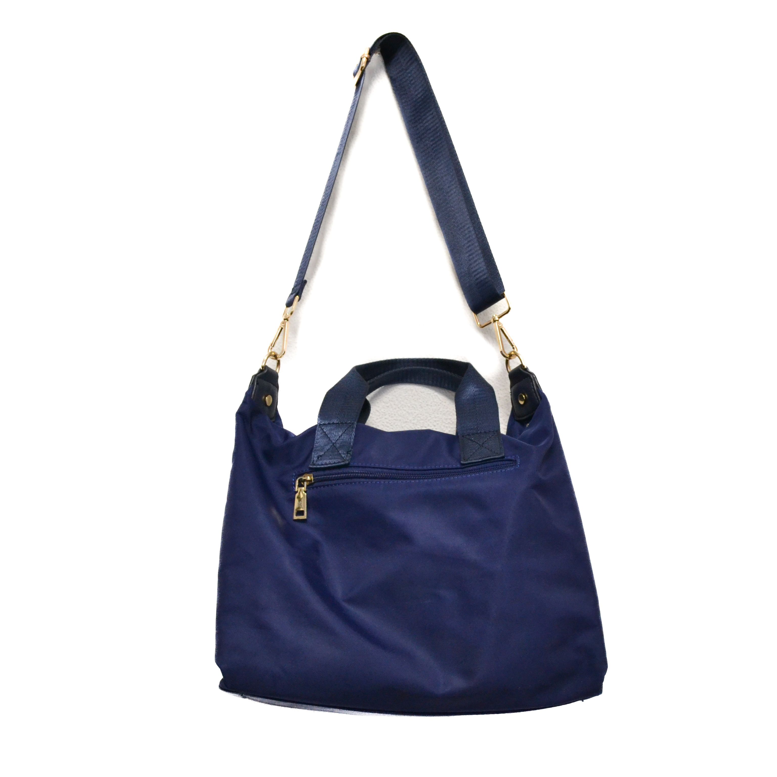 Marithe + Francois Girbaud Marithe+Francois Girbaud Designer Blue Navy Nylon Bag Size ONE SIZE - 6 Thumbnail