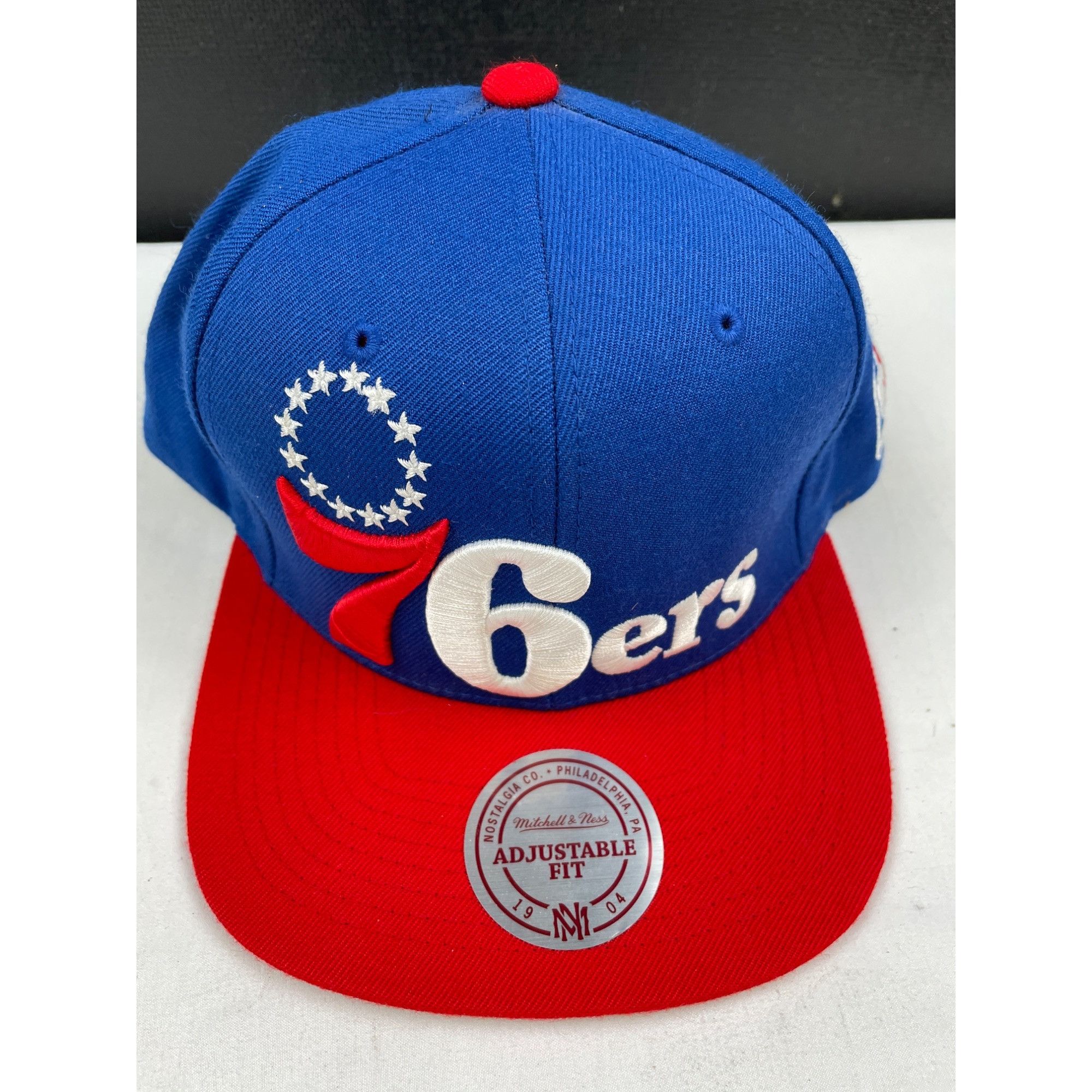 Mitchell & Ness Mitchell & Ness 76ers Blue/Red Unisex Hat / Cap Adjustable f Size ONE SIZE - 1 Thumbnail