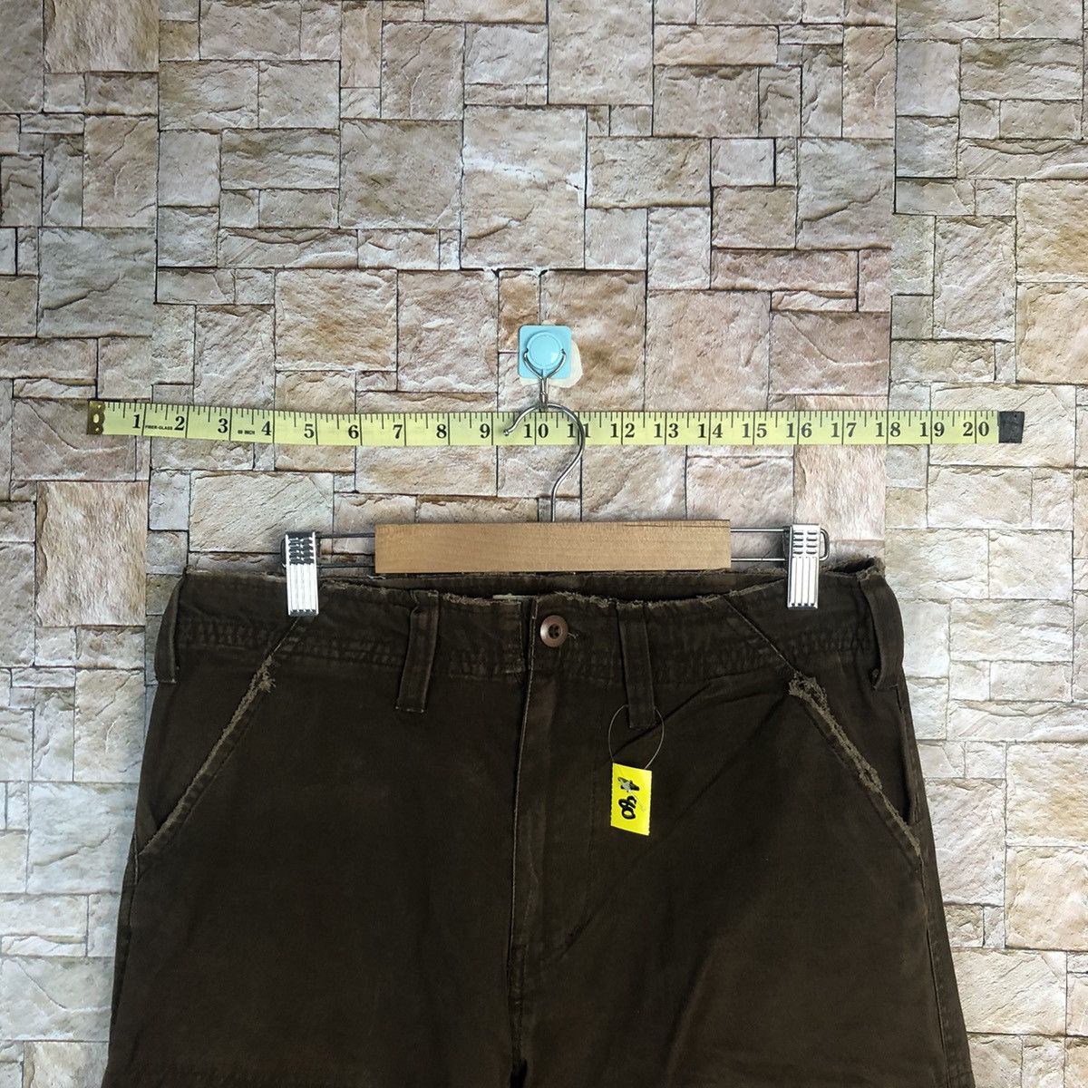 Japanese Brand Example Big pocket Dark Brown Cargo Multipocket Pants #A80 Size US 29 - 4 Thumbnail