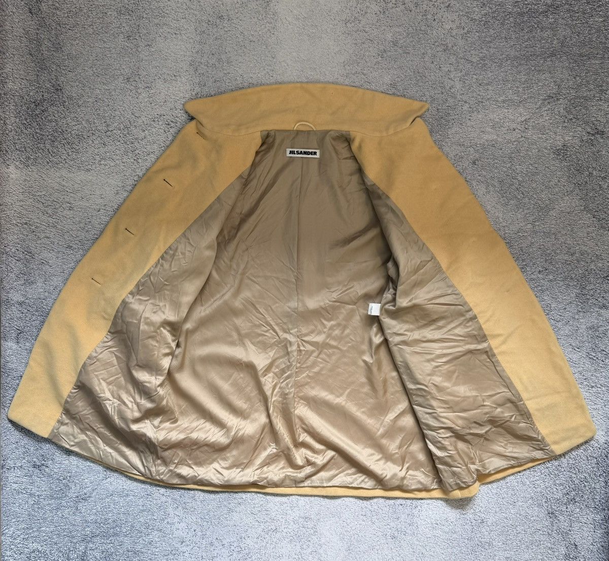 Jil Sander Jil Sander Wool Angora Yellow Coat Made in Italy Size 36 /S Size S / US 4 / IT 40 - 13 Thumbnail