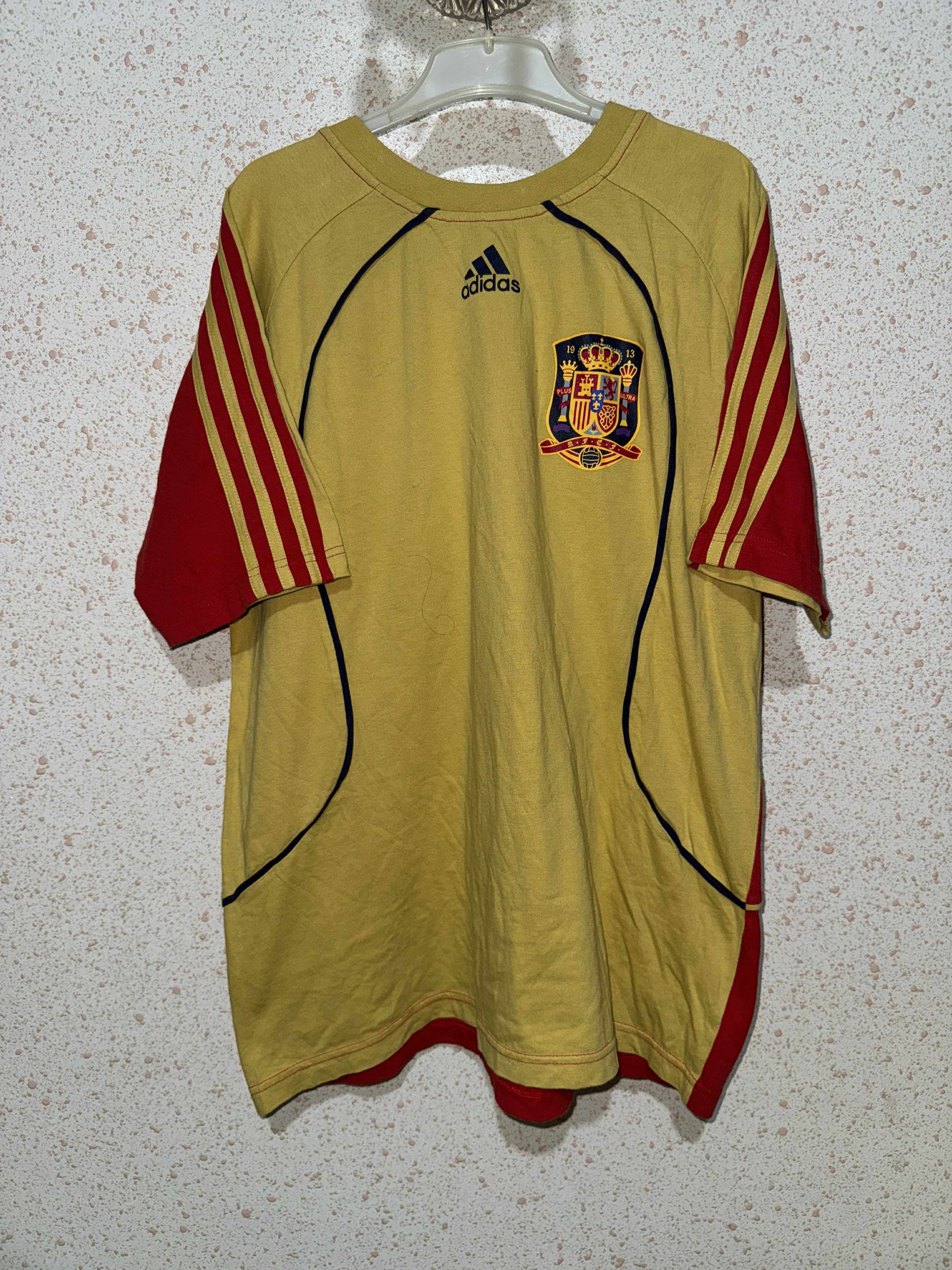 Adidas Spain 2008/09 Special Football Cotton t-Shirt double face Size US S / EU 44-46 / 1 - 2 Thumbnail