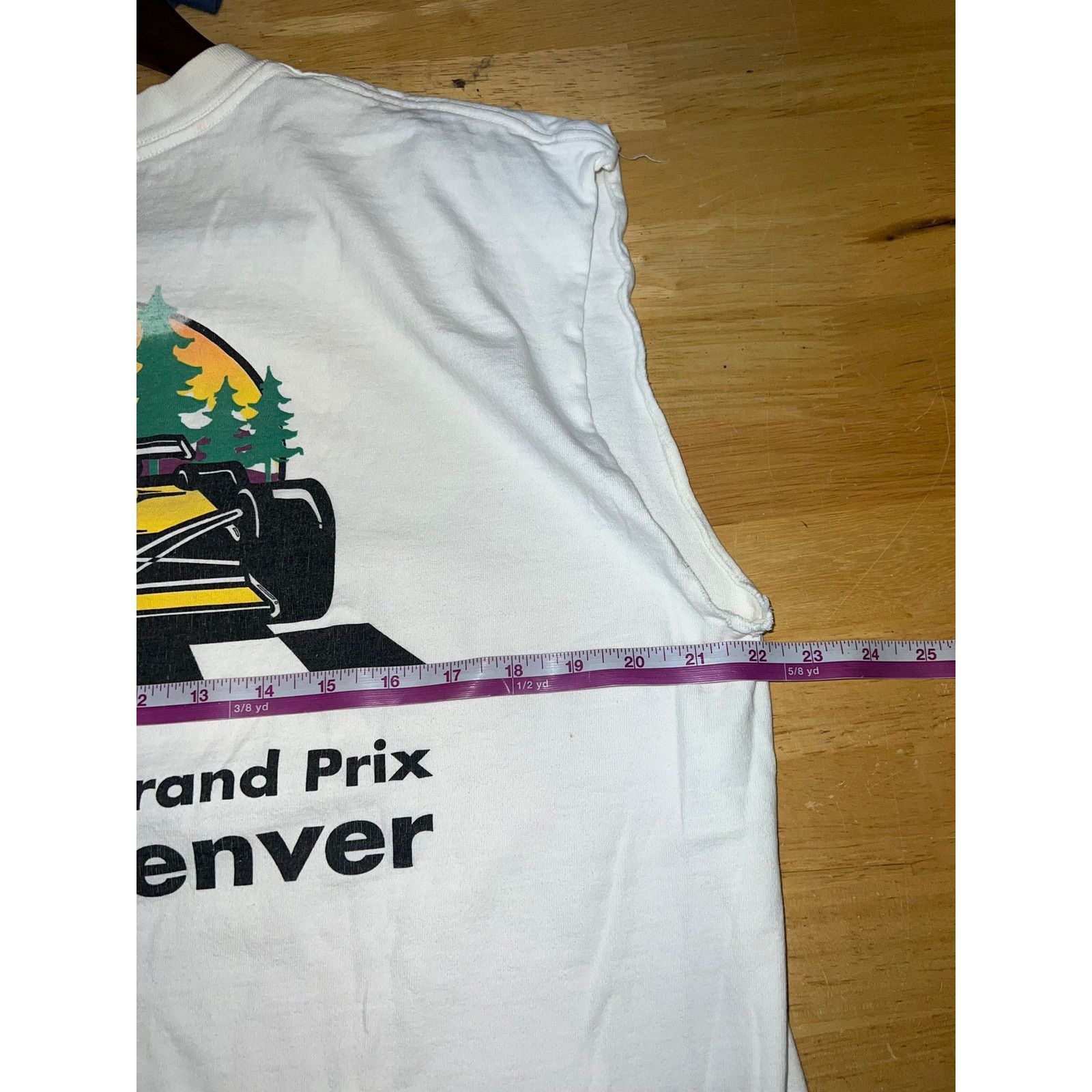 Fruit Of The Loom Vintage Shell Grand Prix Shirt Denver Waves Change Drag Race Size US XL / EU 56 / 4 - 10 Thumbnail