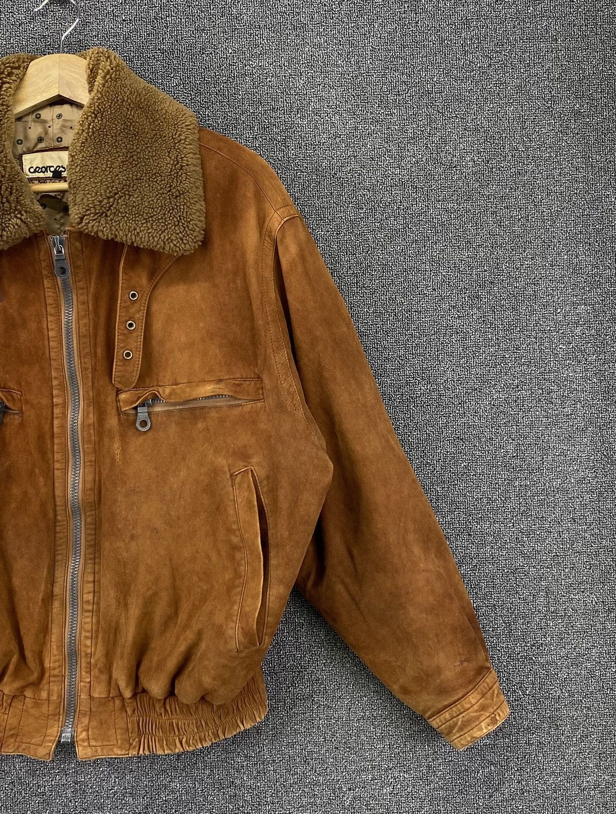 Leather Vintage George Rech Homme Sheep Skin Leather Jacket Size M / US 6-8 / IT 42-44 - 4 Thumbnail