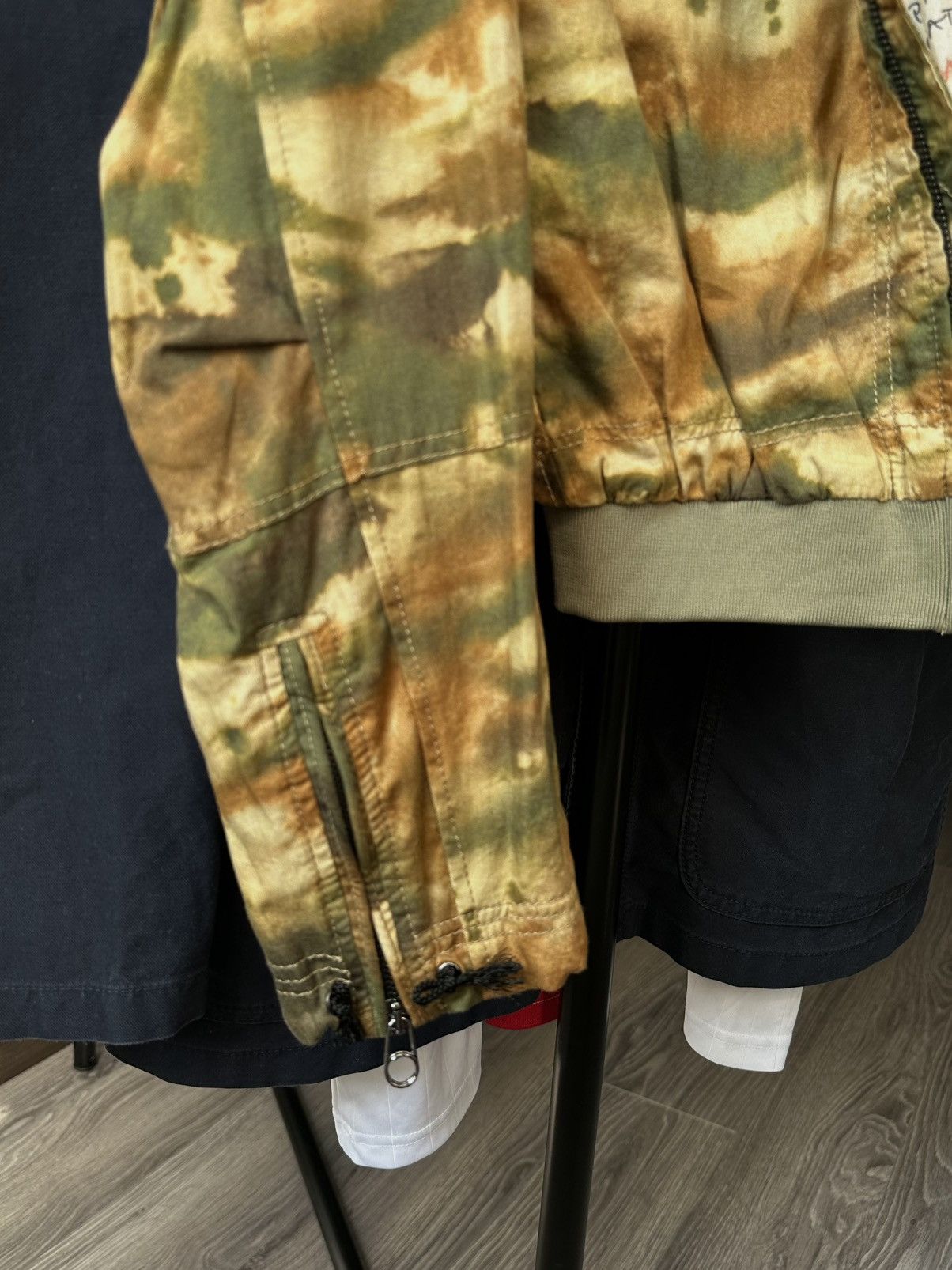 JET SET Jet Set camo bomber cotton/silk jacket MA-1 CWU Size XS / US 0-2 / IT 36-38 - 7 Thumbnail