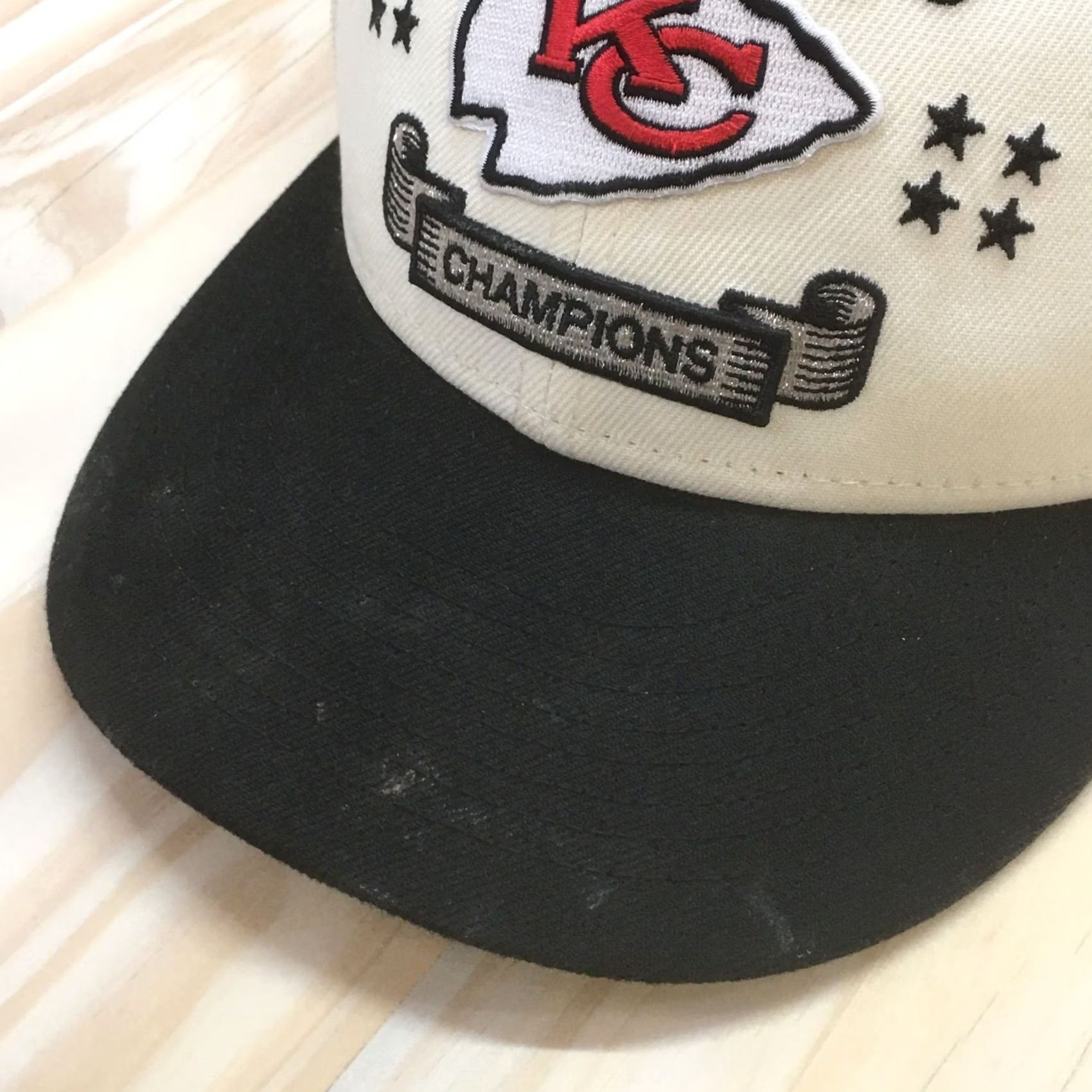 New Era Kansas City Chief Superbowl 57 Baseball Hat Mens White One Size Embroidered Logo Size ONE SIZE - 2 Thumbnail