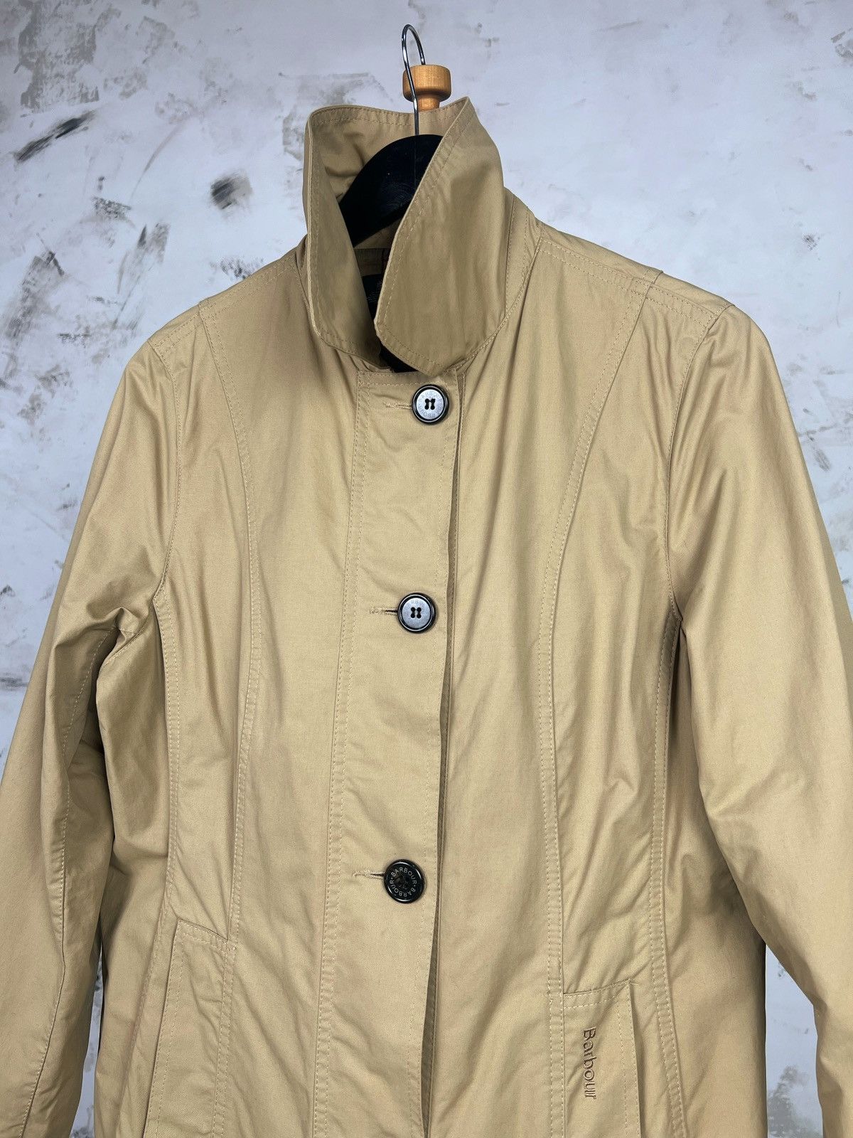 Barbour Barbour Gaberdine Belsay Trench Coat Size UK 14 USA 10 Size L / US 10 / IT 46 - 3 Thumbnail