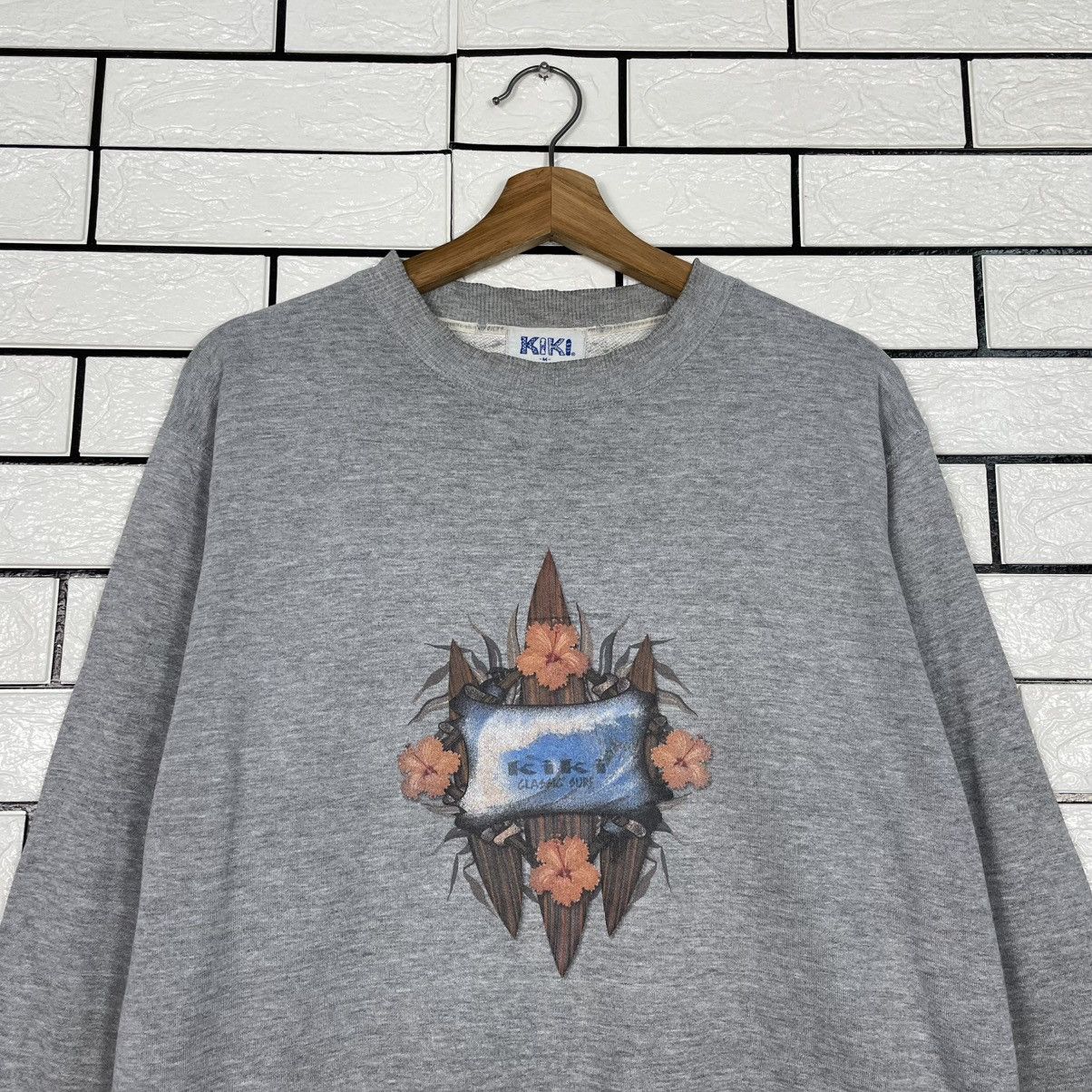 Other Vintage Kiki Classic Surf Crewneck Sweatshirt Size US M / EU 48-50 / 2 - 2 Thumbnail