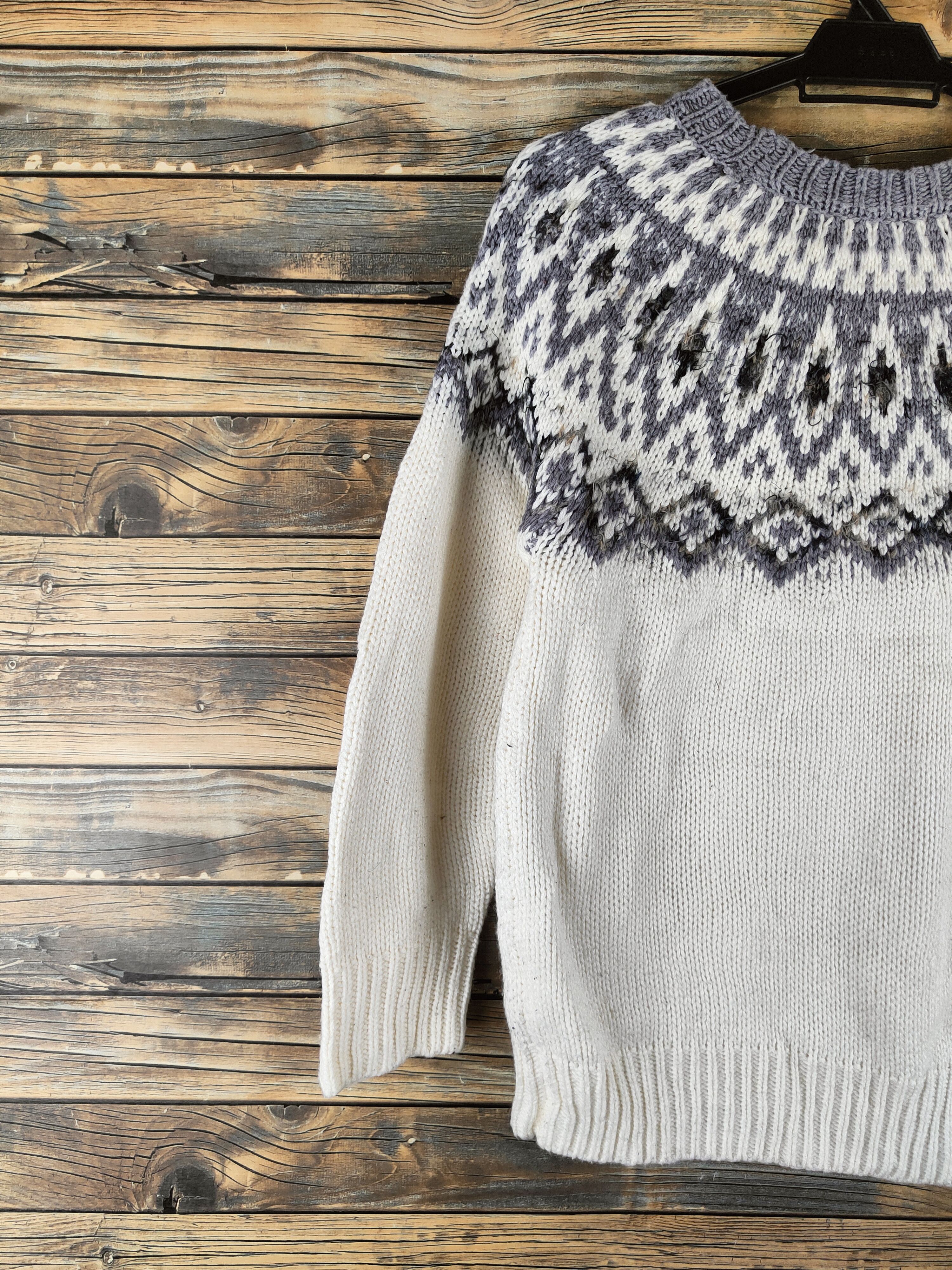 Japanese Brand DL Studio Clip Cream Gray Knitwear Sweatshirts #46-425 Size M / US 6-8 / IT 42-44 - 8 Thumbnail