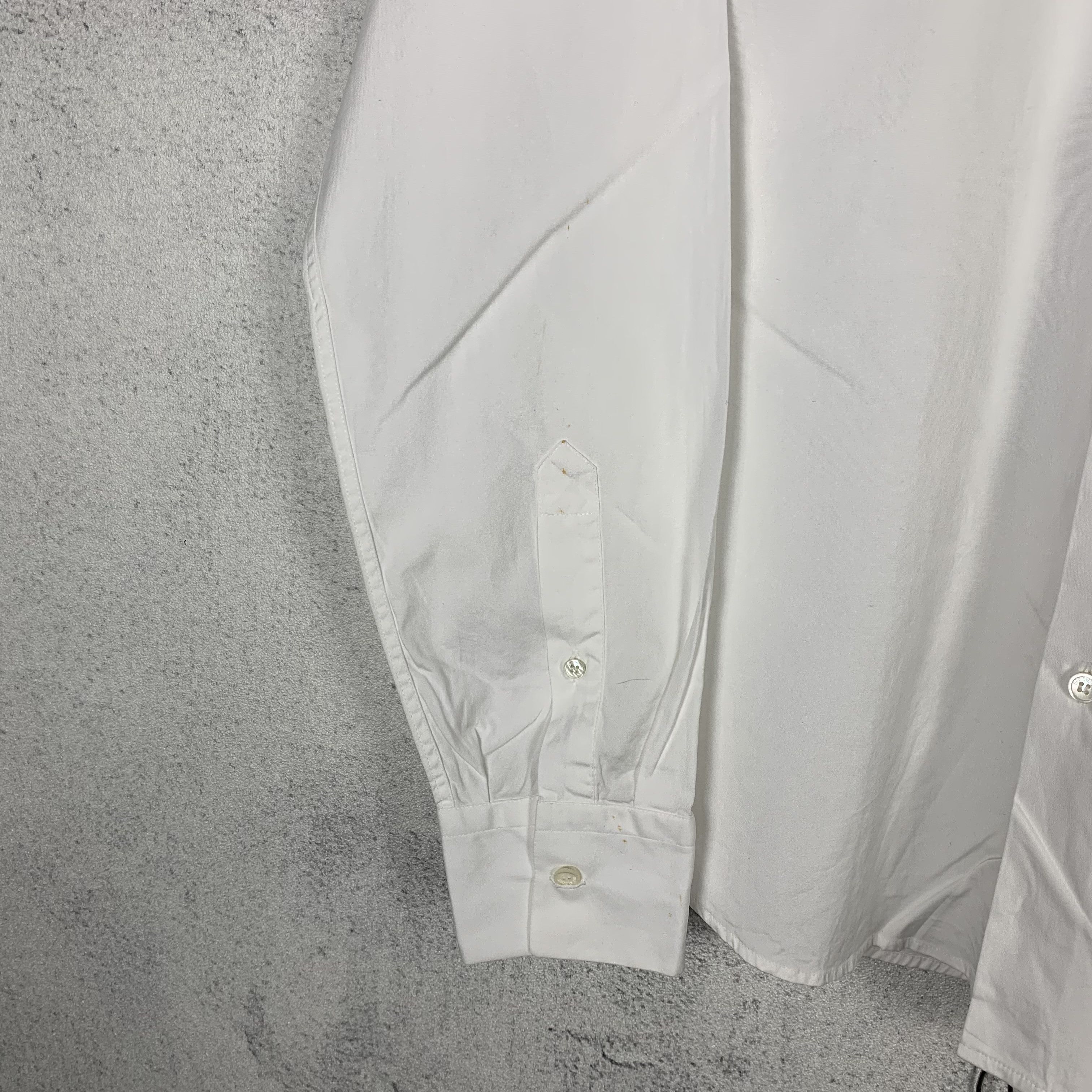 Raf Simons Raf Simons White Shirt Embroidery Logo Size US M / EU 48-50 / 2 - 4 Thumbnail