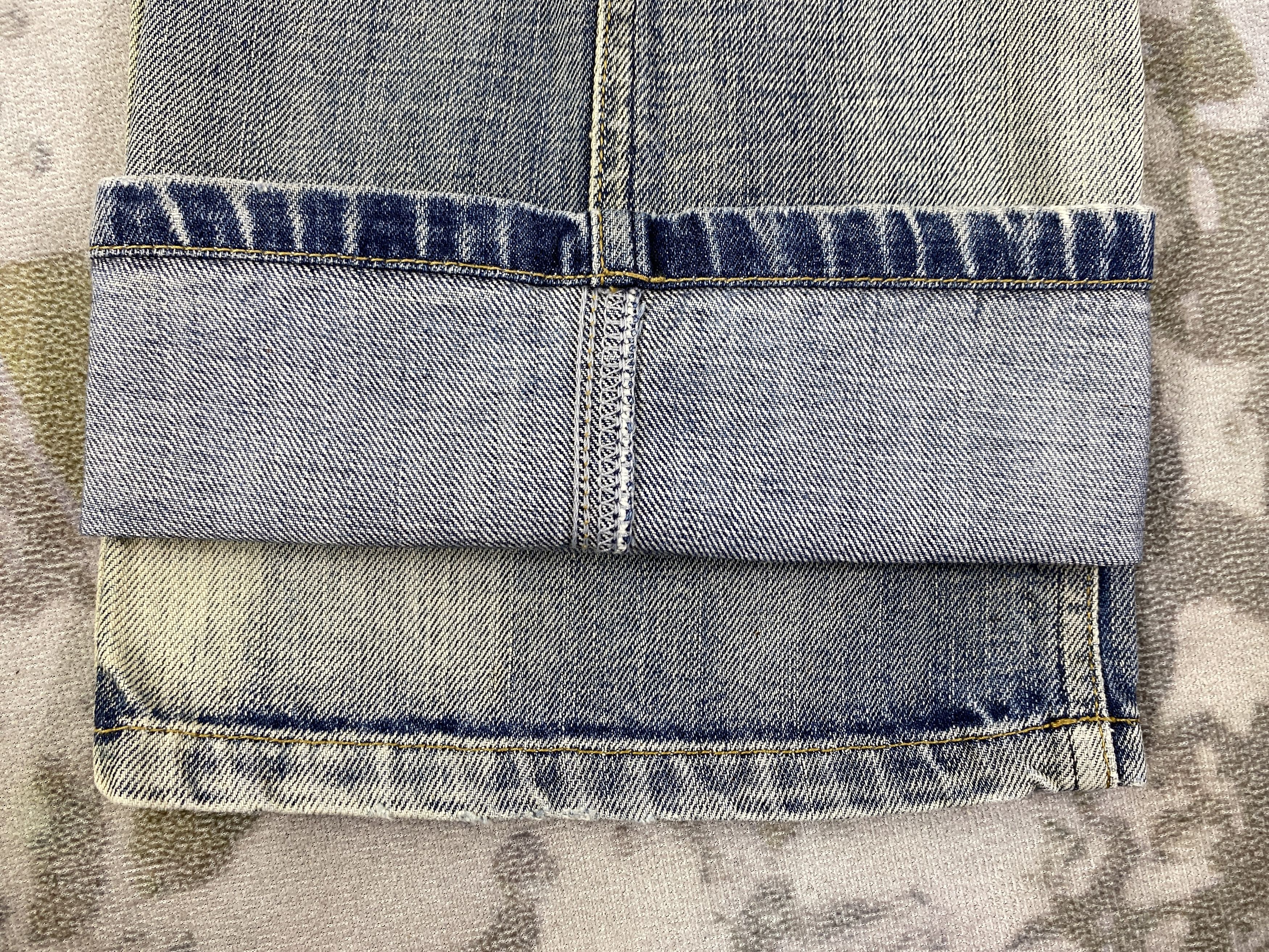 Le Grande Bleu (L.G.B.) Vintage japanese Flare LGB style Jeans 30x31.5 - JN 3001 Size US 30 / EU 46 - 9 Thumbnail
