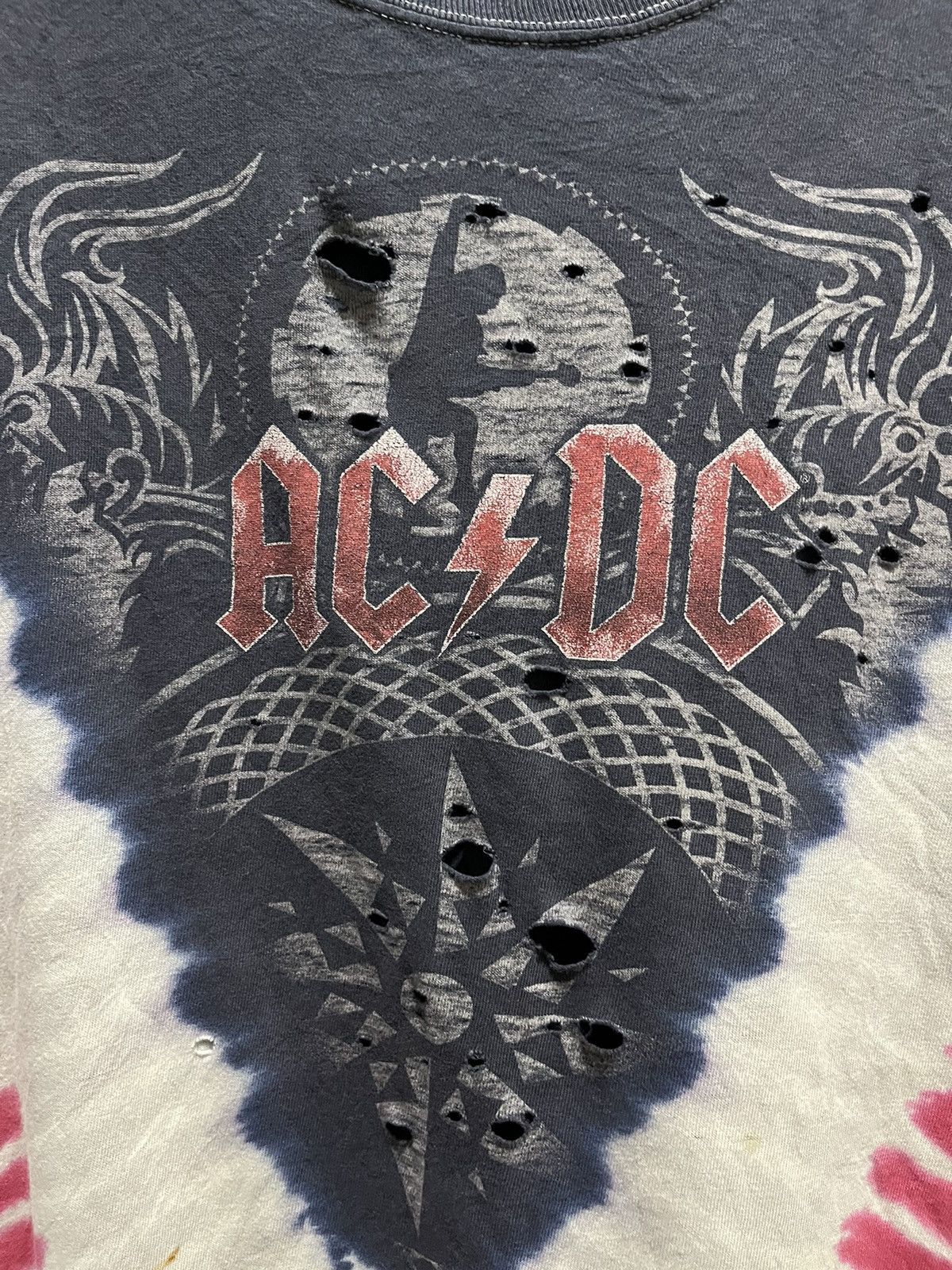 Band Tees × Vintage AC/DC Black Ice World Tour Tee 2008s Size US XL / EU 56 / 4 - 3 Thumbnail