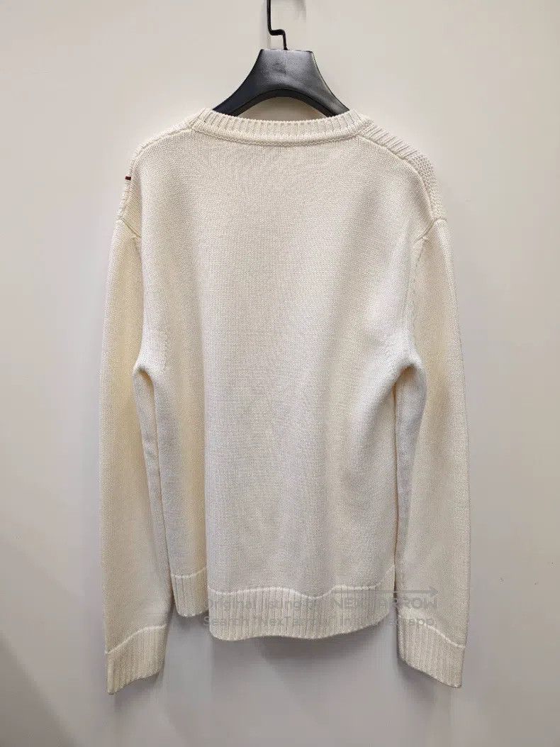 Other Loro Piana Round Neck Knitted Raw Wool Sweater Size US M / EU 48-50 / 2 - 6 Thumbnail