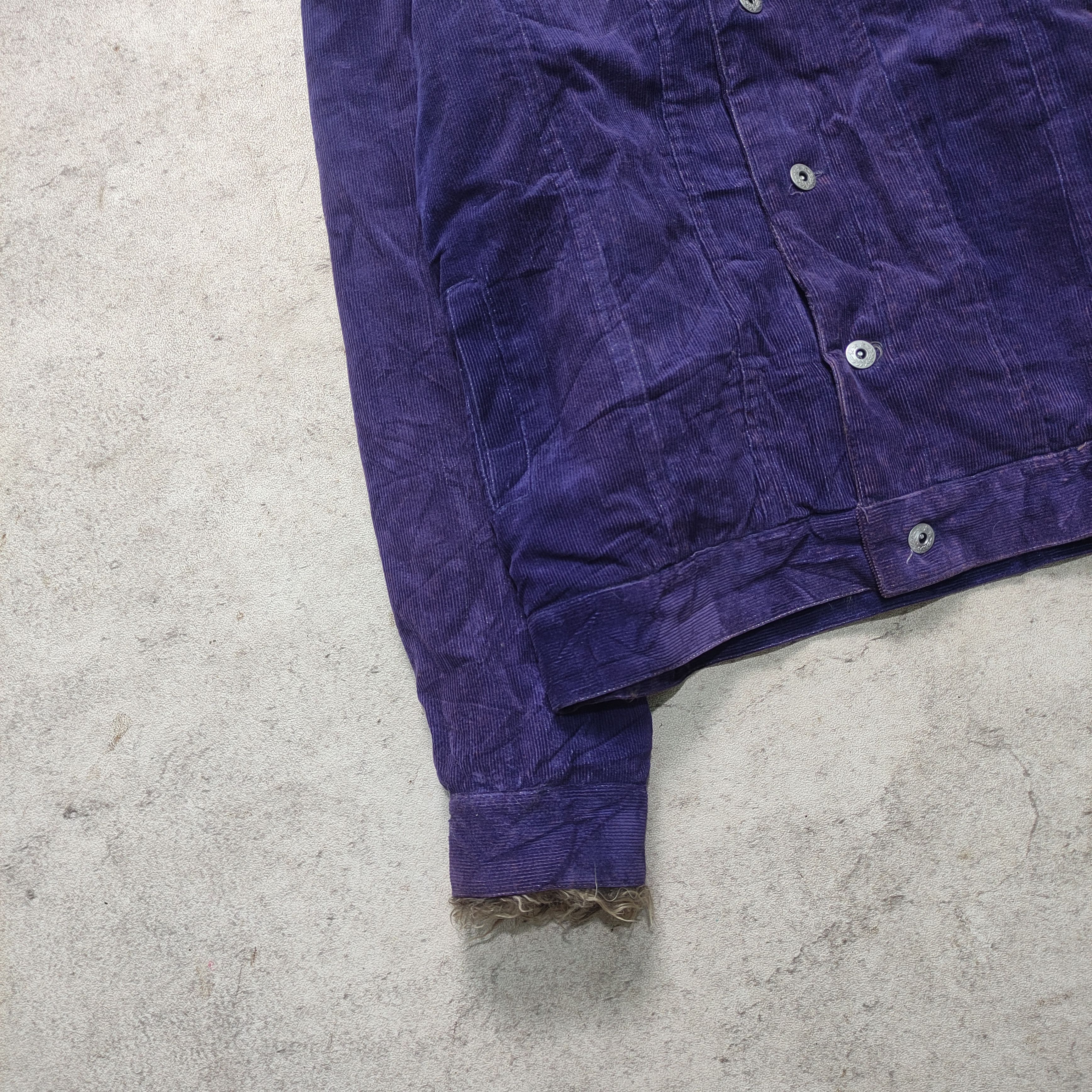 Tornado Mart Navy Blue Fur Jacket Vkei Japanese 2000s Archive Size US L / EU 52-54 / 3 - 9 Thumbnail