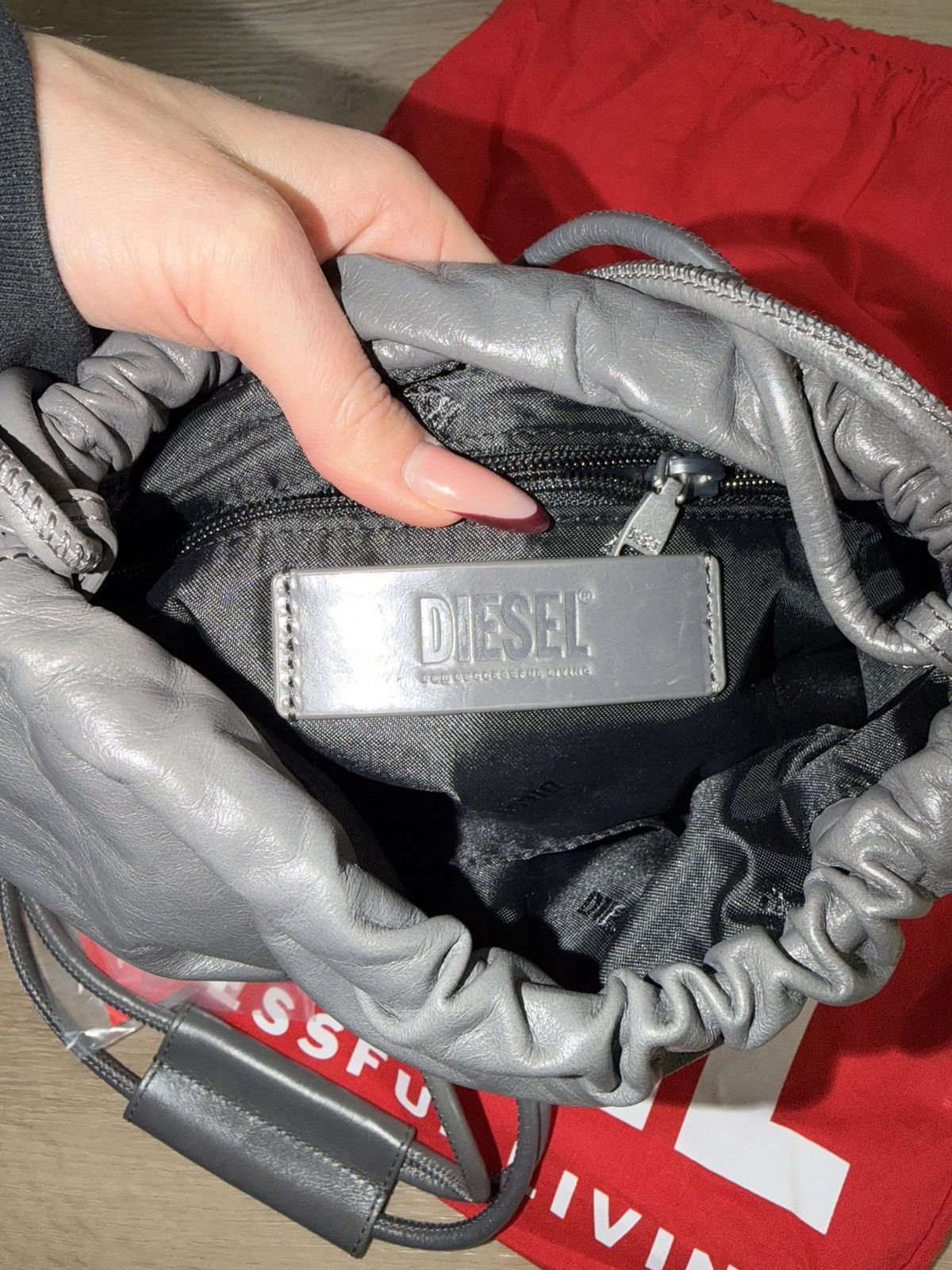 Diesel Diesel Scrunch D Bag Size ONE SIZE - 6 Thumbnail