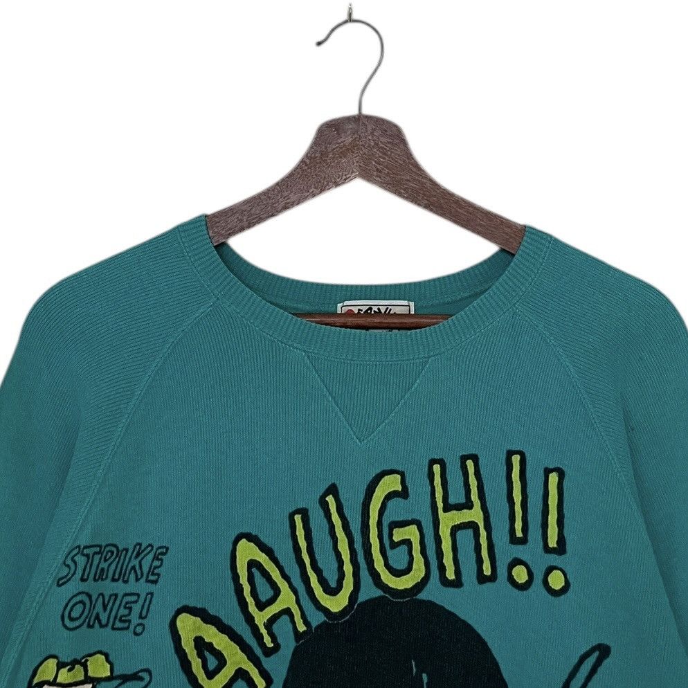 Peanuts Vintage Cartoon Peanuts Overprint Sweatshirt 1990s Size US M / EU 48-50 / 2 - 7 Thumbnail