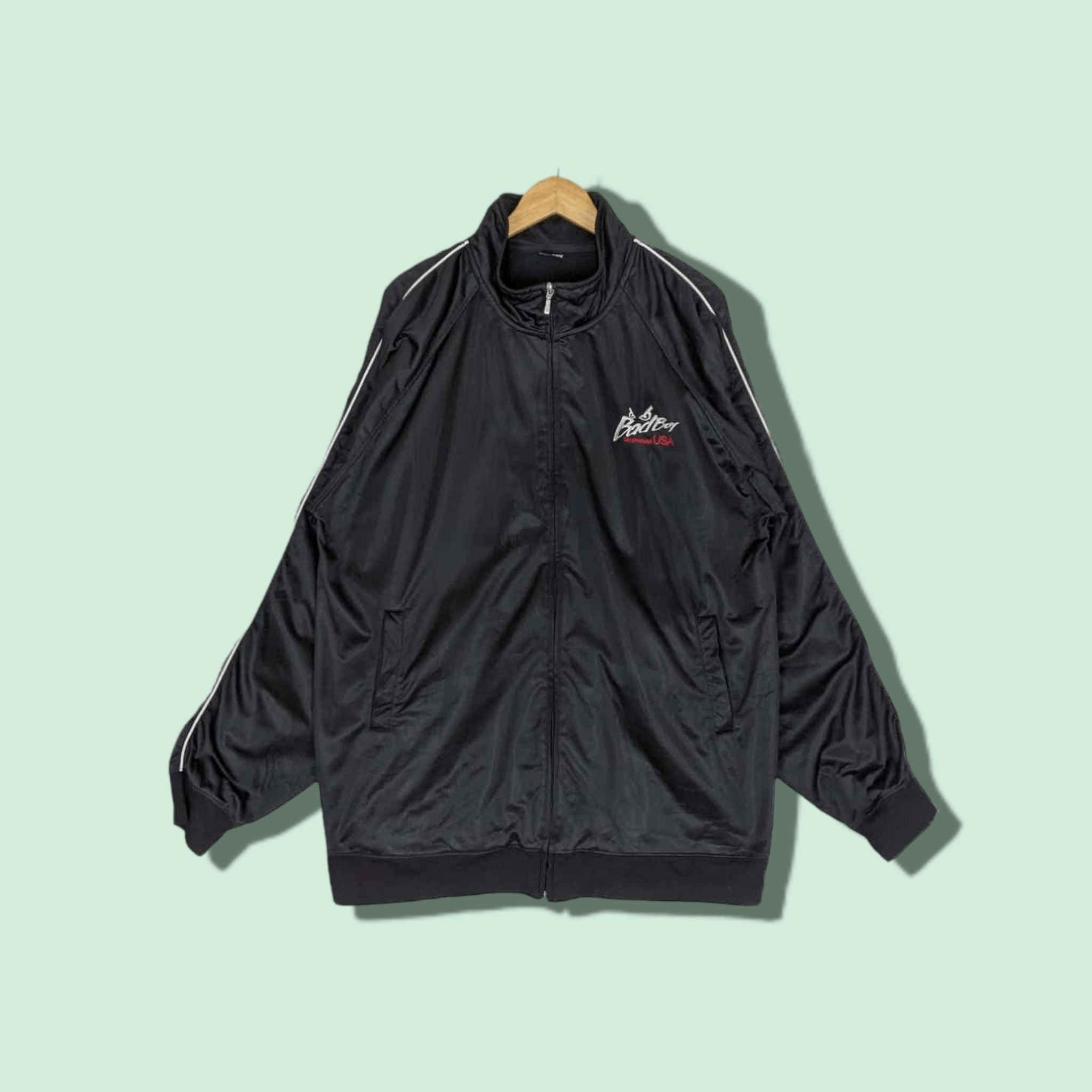 Japanese Brand 2000's BAD BOY Tracktop Tracksuit Training Jacket Size US XXL / EU 58 / 5 - 1 Thumbnail