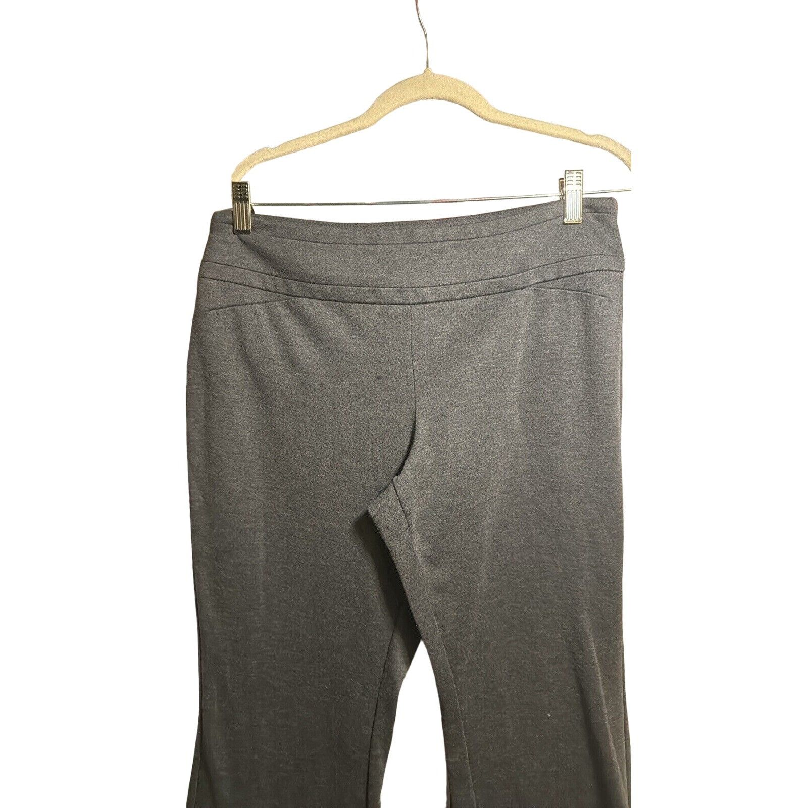 Other 7th Avenue New York & Co Ladies Gray Polyester Rayon Pants S Size 30" / US 8 / IT 44 - 4 Thumbnail
