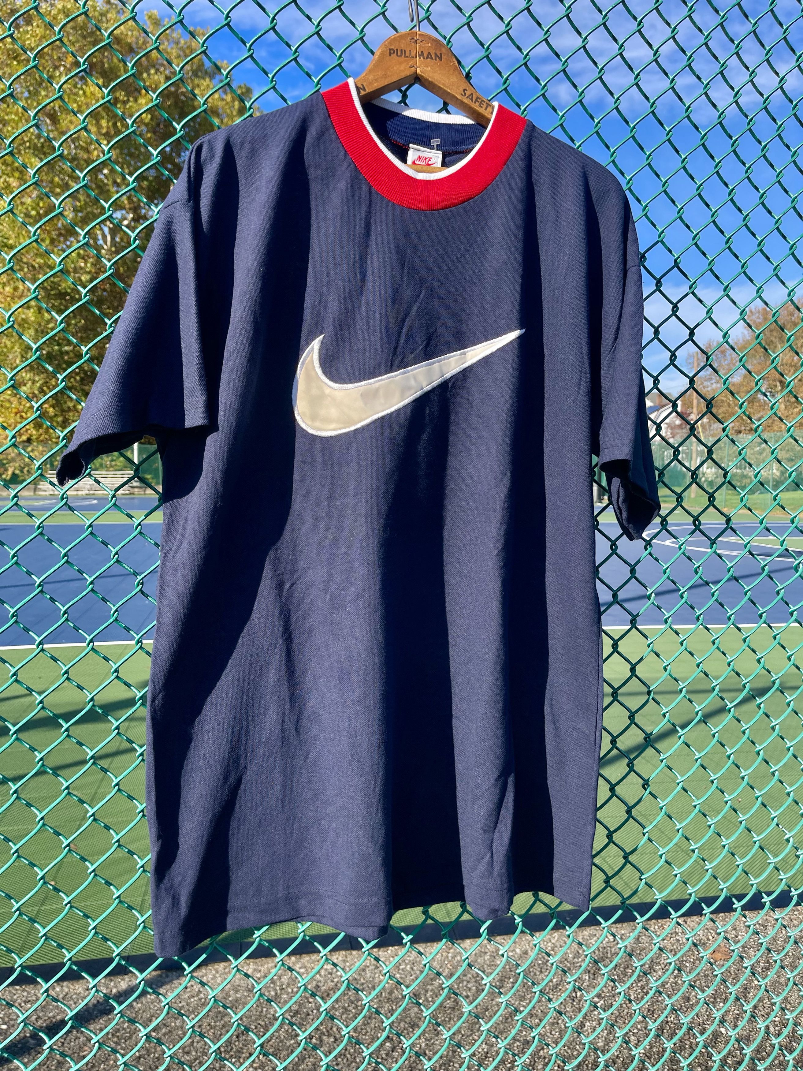 Vintage 1990's Vintage Big Swoosh Logo Supreme Rap T-Shirt Jersey Size US L / EU 52-54 / 3 - 1 Thumbnail