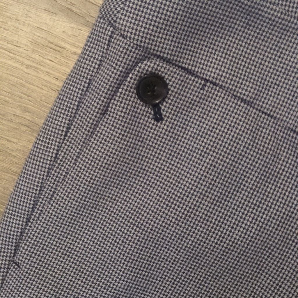 Loft Loft Blue Checkered Marisa Trousers Size 6 Size 28" / US 6 / IT 42 - 3 Thumbnail