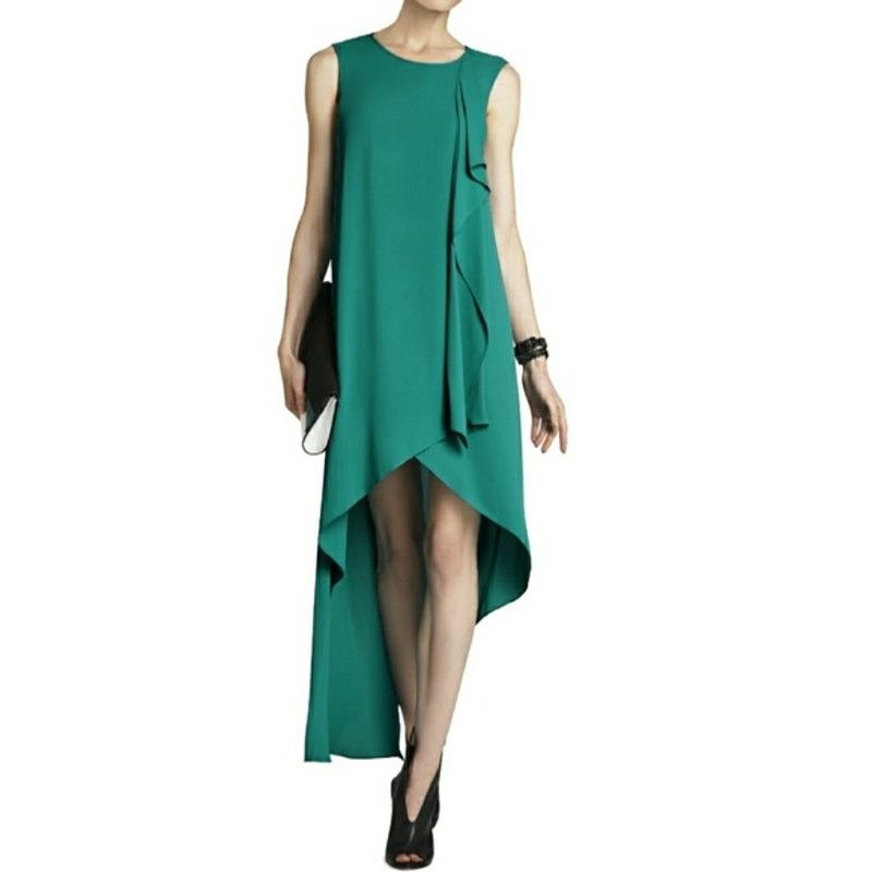 Other BCBGMaxAzria Hailey Asymmetrical Ruffle Dress Medium Size M / US 6-8 / IT 42-44 - 1 Thumbnail