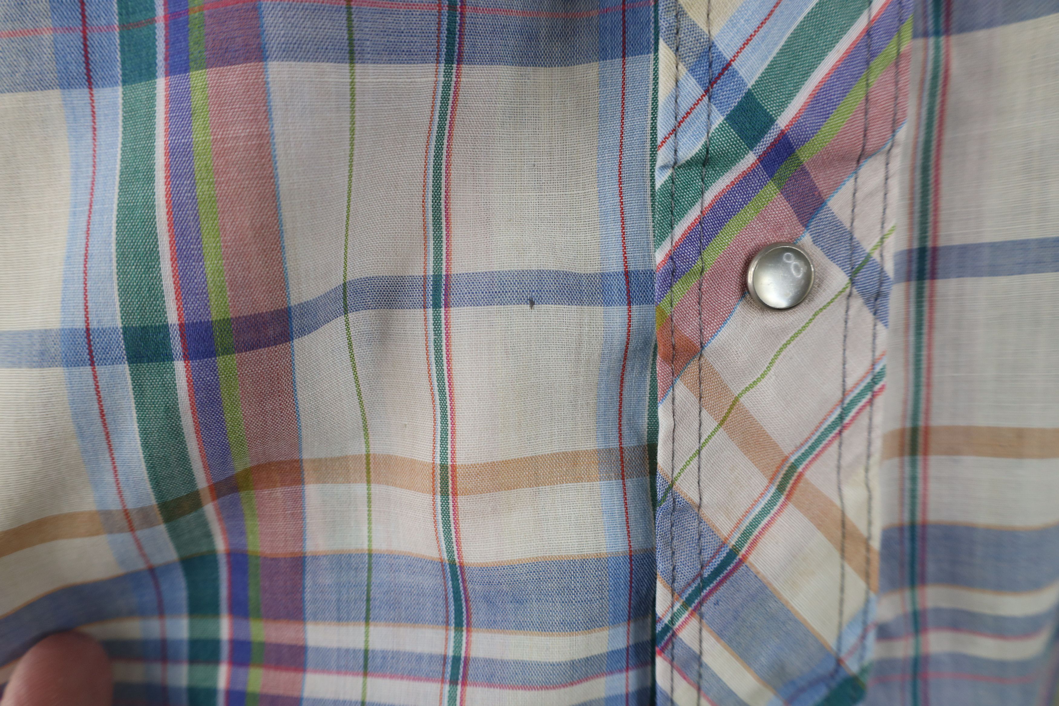 Wrangler Vintage 80s 90s Wrangler Snap Button Shirt Short Sleeve USA Size US M / EU 48-50 / 2 - 6 Thumbnail