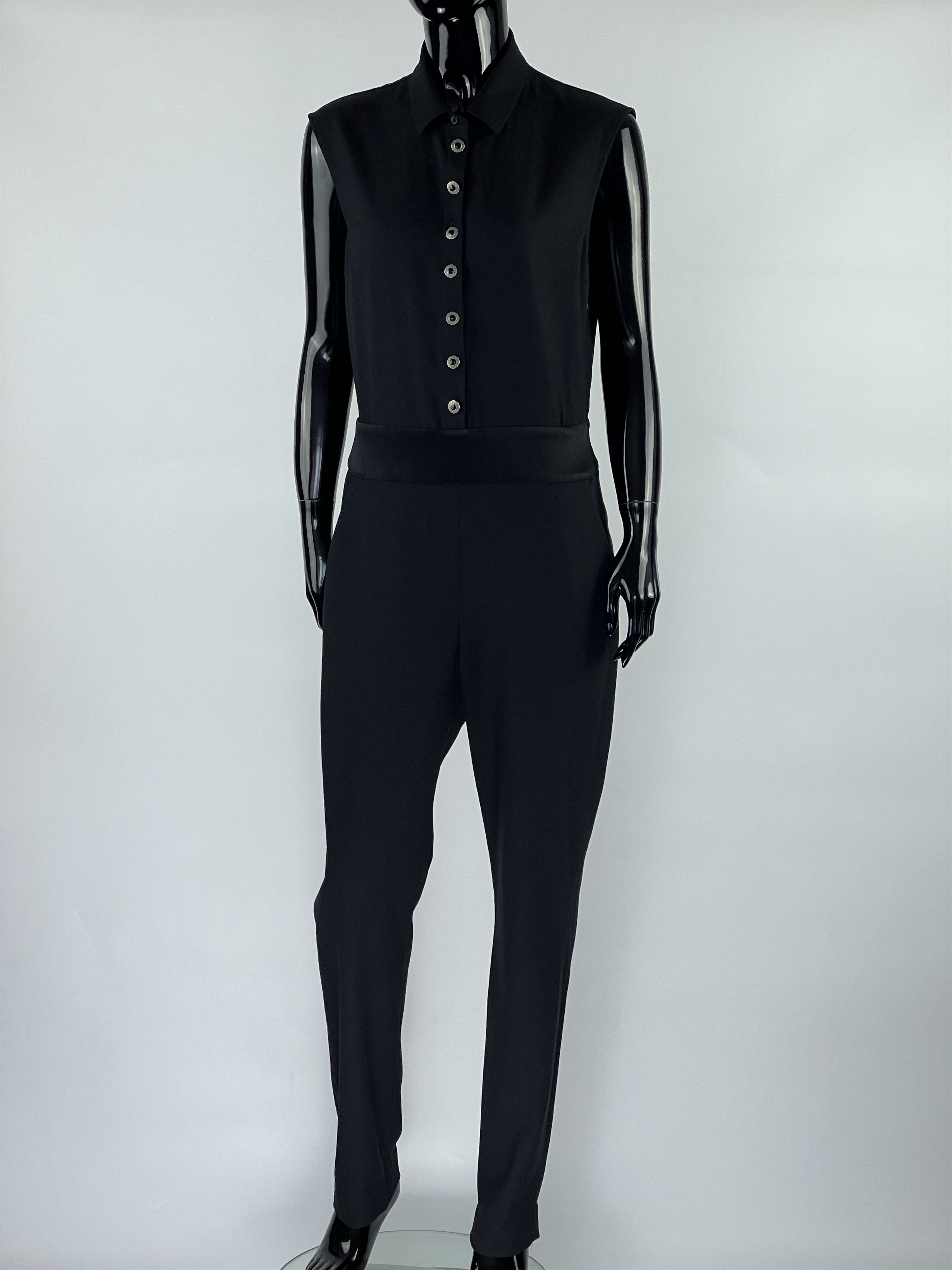 The Kooples The Kooples Black Jumpsuit Size 38 Size 30" / US 8 / IT 44 - 2 Thumbnail