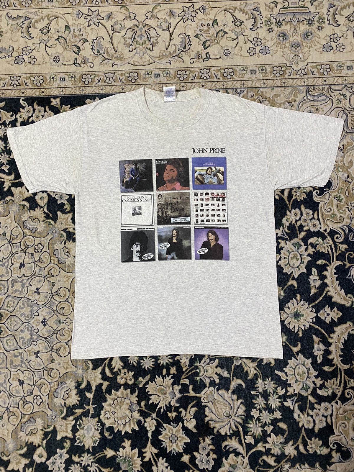 Band Tees Vintage John Prine Records Shirt Size US L / EU 52-54 / 3 - 1 Thumbnail