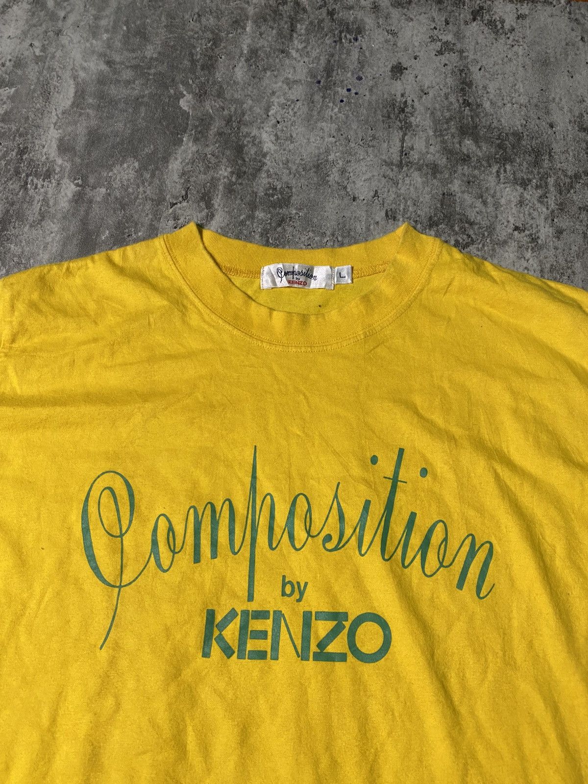 Composition by Kenzo Vintage Composition By Kenzo Long Sleeve Tshirt Size US L / EU 52-54 / 3 - 2 Thumbnail