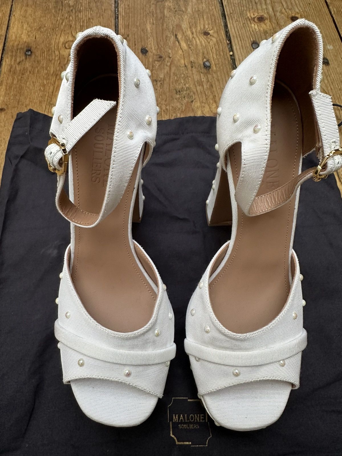 Malone Souliers Malone Souliers cloth sandals Size US 7 / IT 37 - 3 Thumbnail