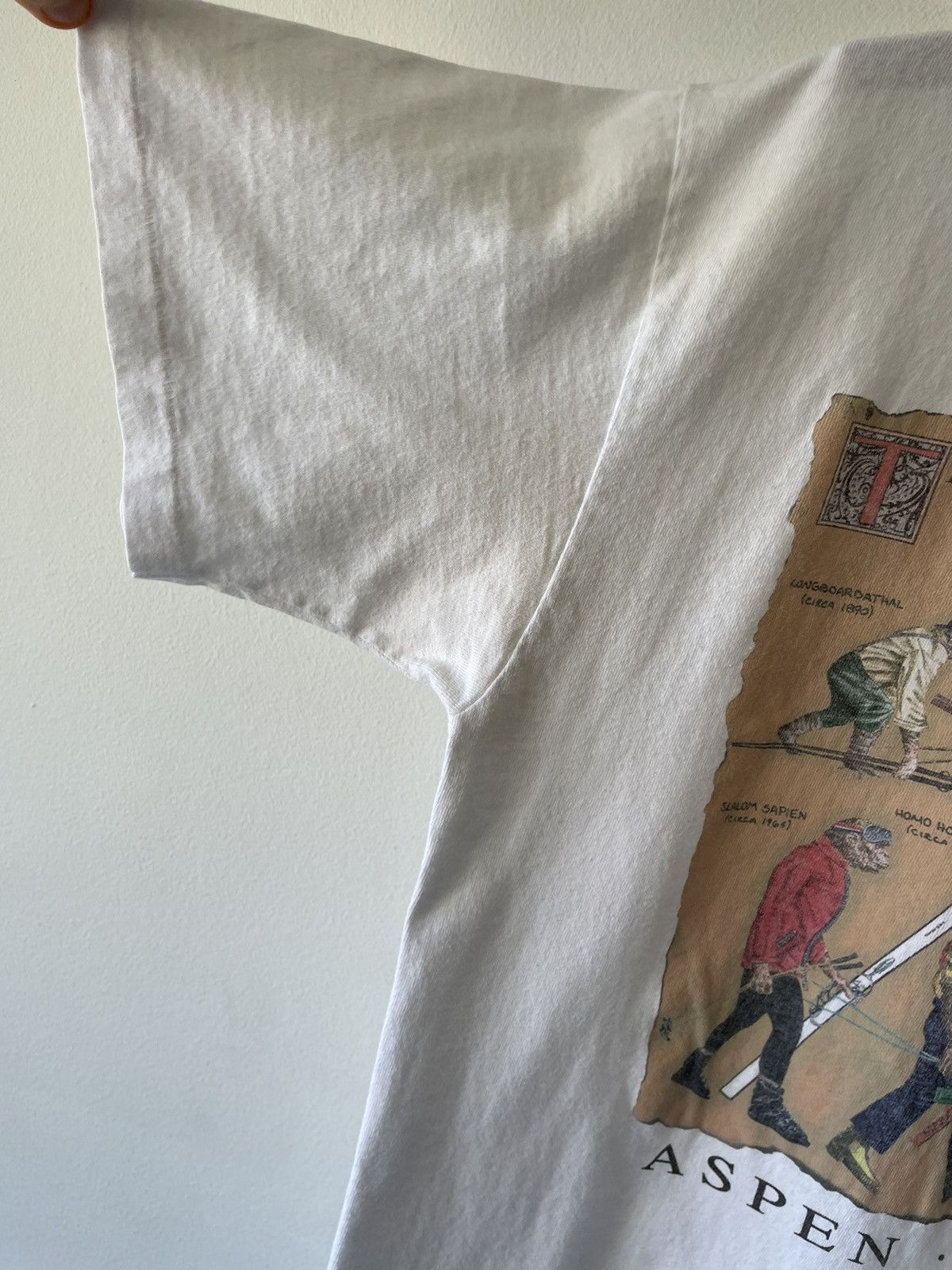 Anvil × Vintage Vintage 1995 Aspen Snowboard Evolution tee Size US L / EU 52-54 / 3 - 9 Thumbnail