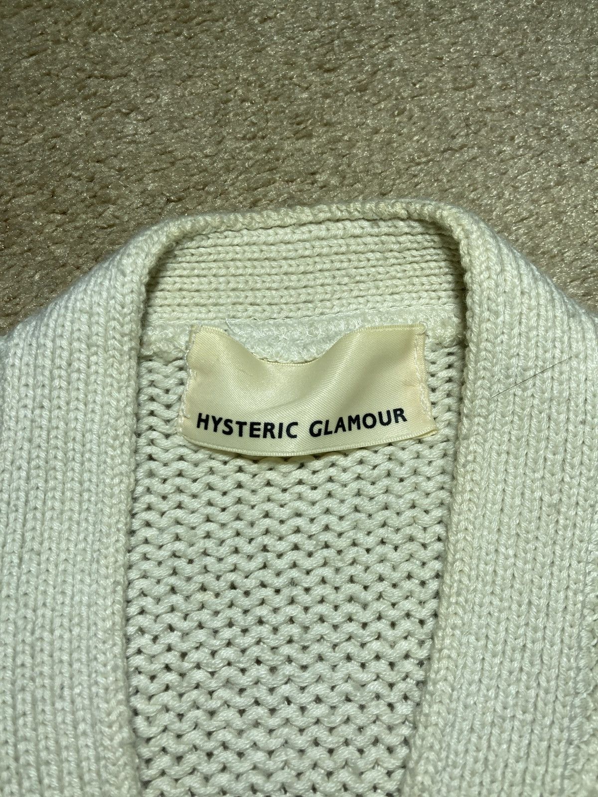 Hysteric Glamour 1989 Hysteric Glamour Boys Penis Cardigan Striped Baggy 90s Size US M / EU 48-50 / 2 - 4 Thumbnail