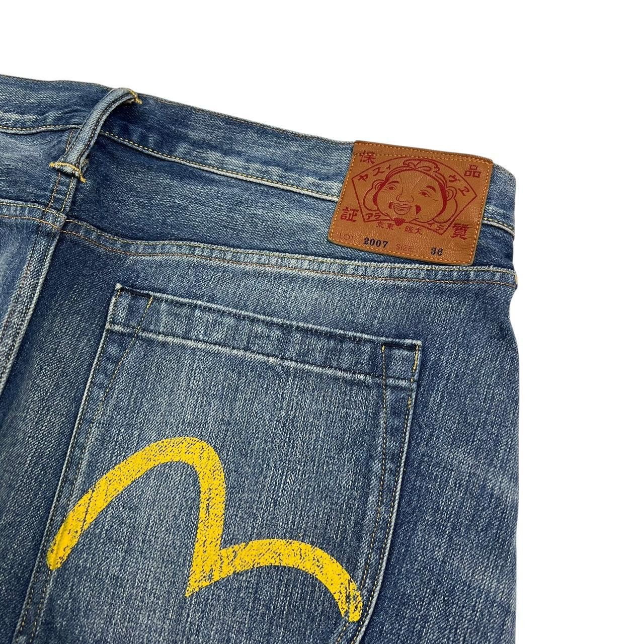 Evisu Vintage Evisu Gull Denim Shorts / Jorts - Waist: 40” Size US 40 / EU 56 - 3 Thumbnail