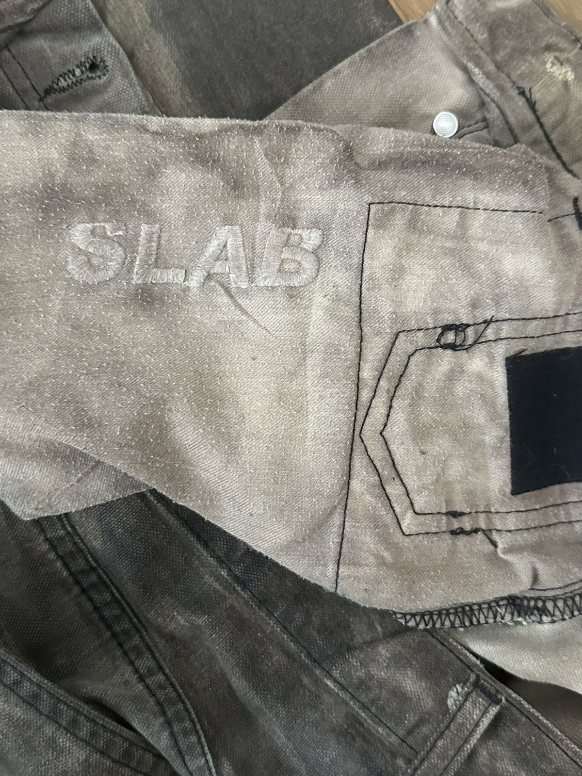 Rick Owens Rick Owens SLAB Burnt Denim Size US 28 / EU 44 - 3 Thumbnail