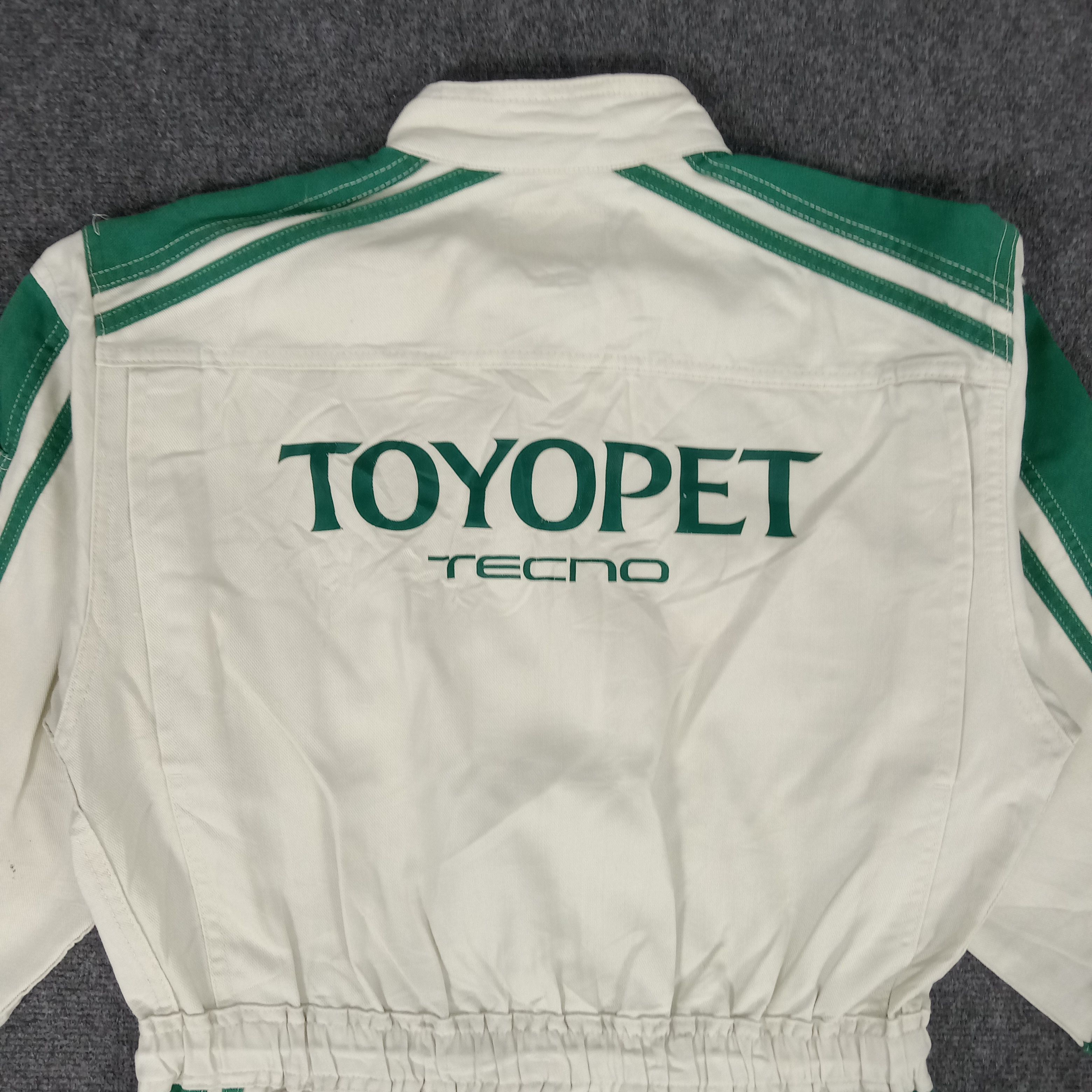Japanese Brand × Vintage Toyopet Tecno Toyota Racing Team Coverall Jacket Size US S / EU 44-46 / 1 - 2 Thumbnail