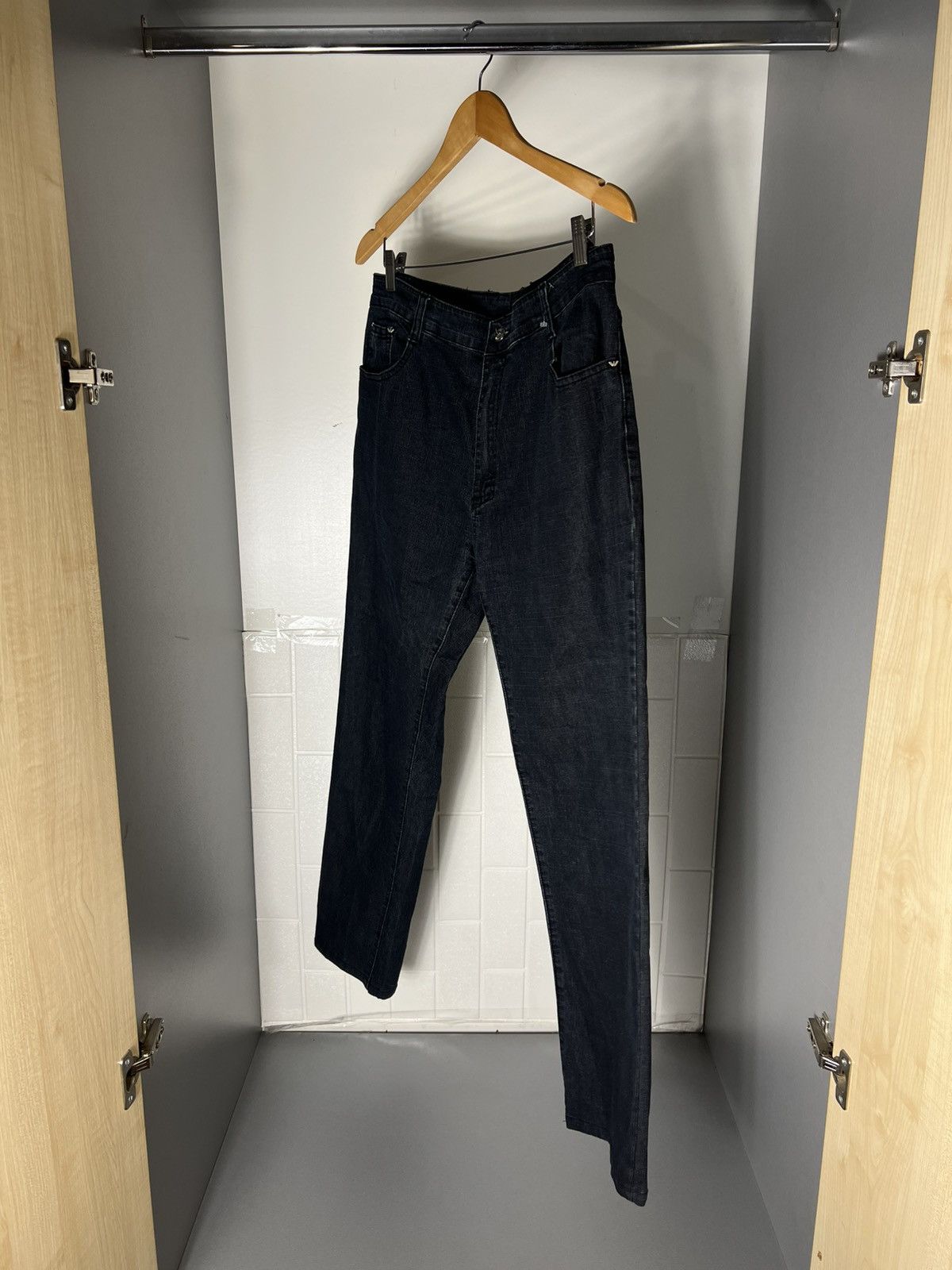 Emporio Armani VINTAGE EMPORIO ARMANI JEANS ITALIAN DESIGNER CASUAL Y2K 90s Size US 38 / EU 54 - 11 Thumbnail