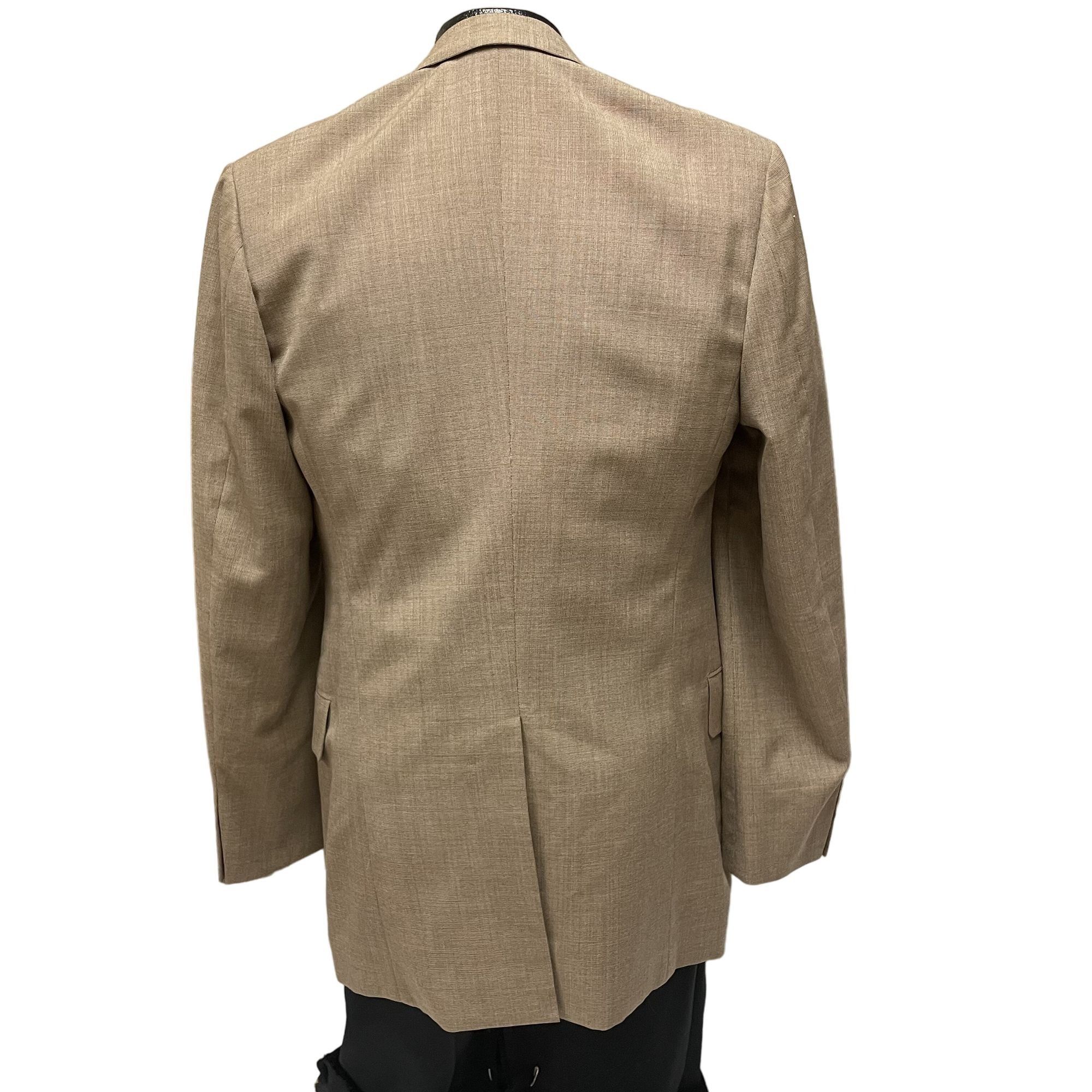 Other Vtg BESPOKE Brown Twill Sport Coat Hand Made Jacket Size 38L - 3 Thumbnail