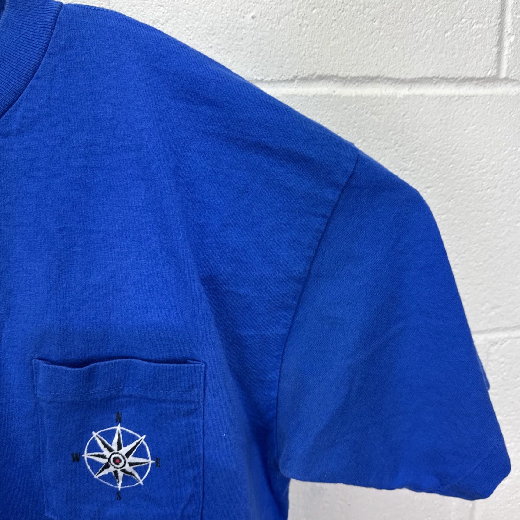 Marlboro VINTAGE Marlboro 90s Skiing T-Shirt Men's XL Blue Graphic Print Crew Neck Size US XL / EU 56 / 4 - 7 Thumbnail