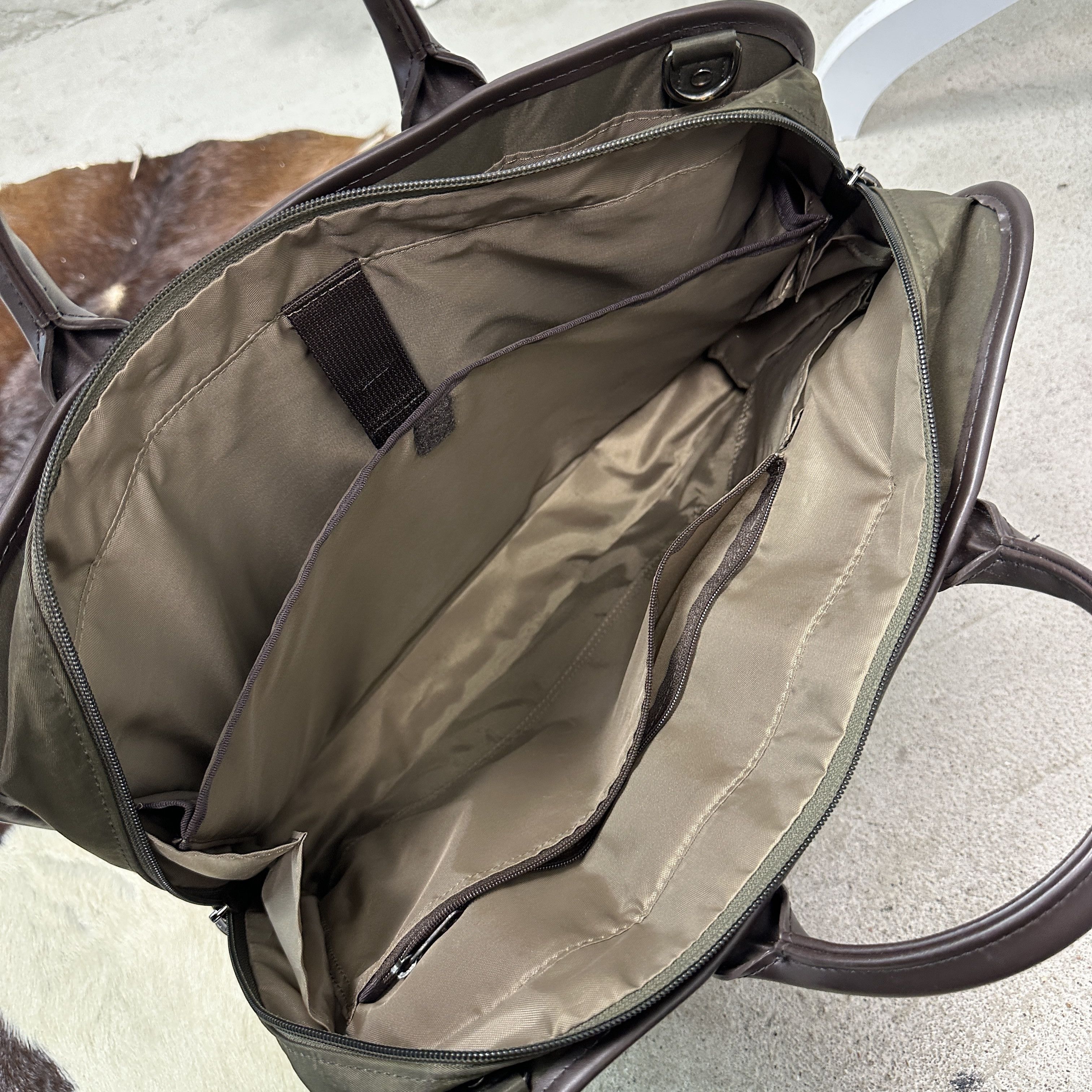 Vintage Vintage Military Nylon Unisex Briefcase Bag Y2K Size ONE SIZE - 10 Thumbnail