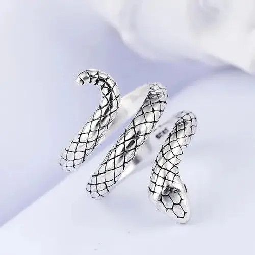 Other Sterling Silver Snake Rings Size ONE SIZE - 4 Thumbnail