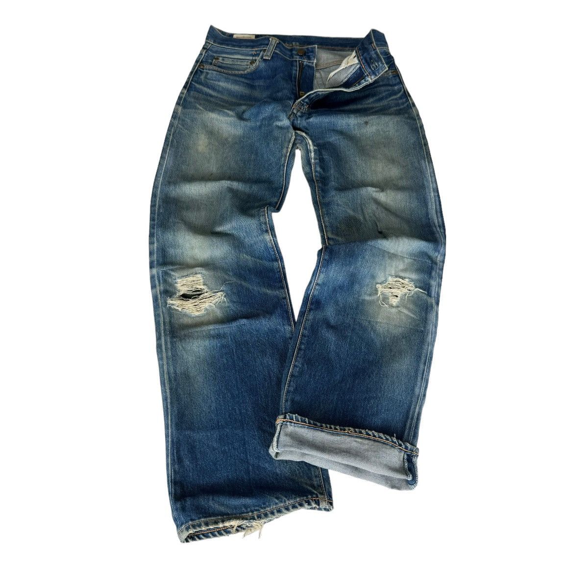 Indigo 🌟WESTRIDER JAPAN INDIGO DENIM JEANS PANTS Size US 30 / EU 46 - 1 Thumbnail
