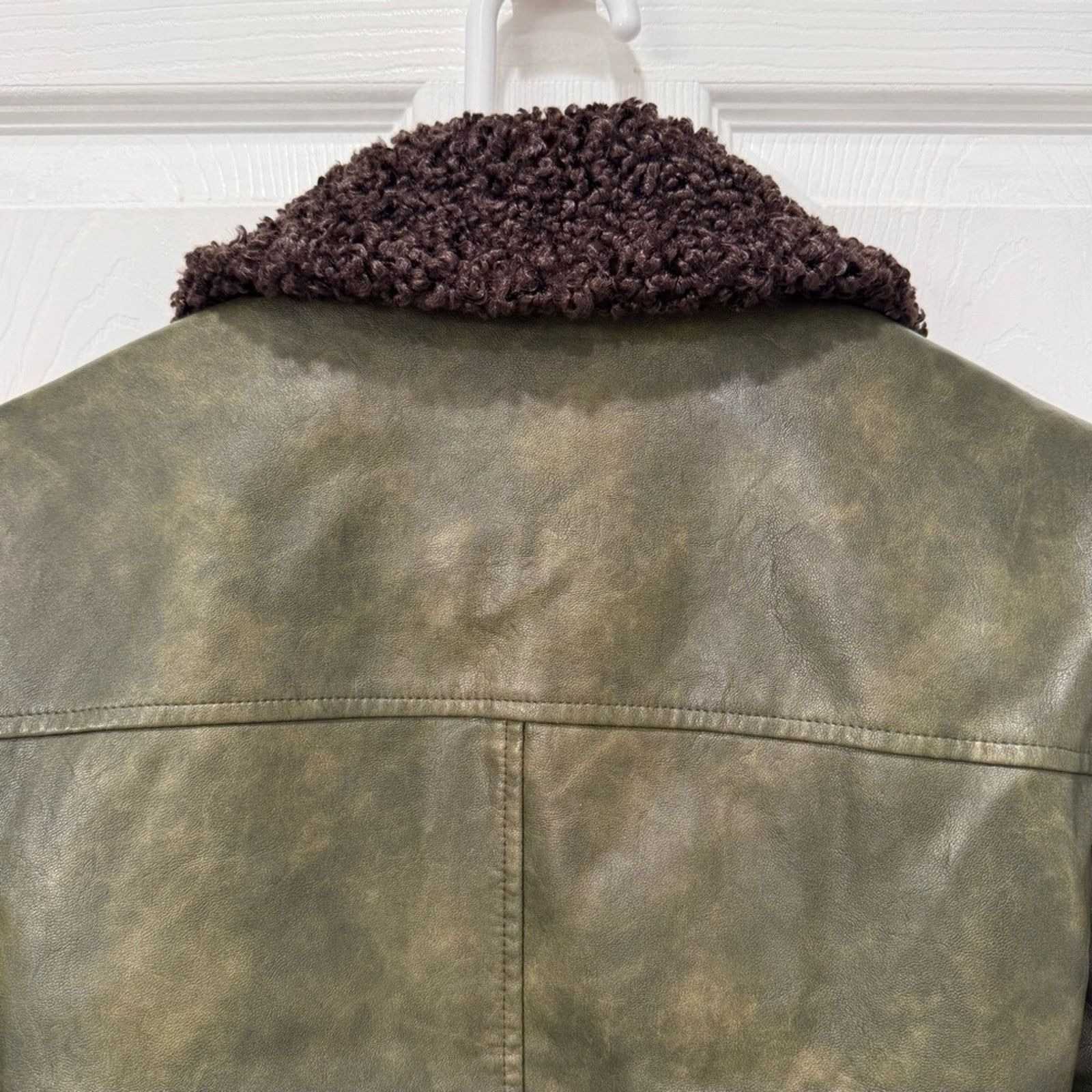 Bdg Urban Outfitters BDG Janine Faux Leather Cropped Jacket S Size S / US 4 / IT 40 - 5 Thumbnail