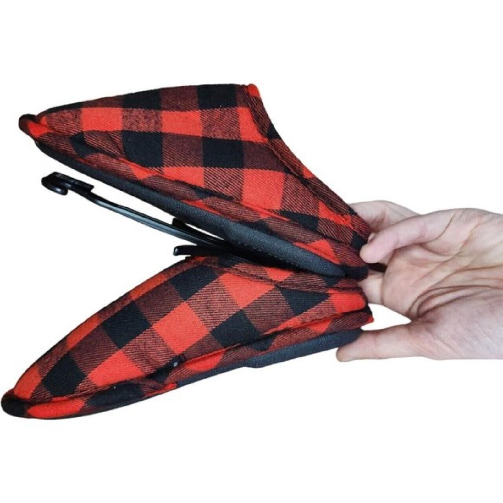 Other Holiday Time Slippers Size 2-3 Buffalo Plaid Houseshoe Size US 5 / EU 37 - 3 Thumbnail