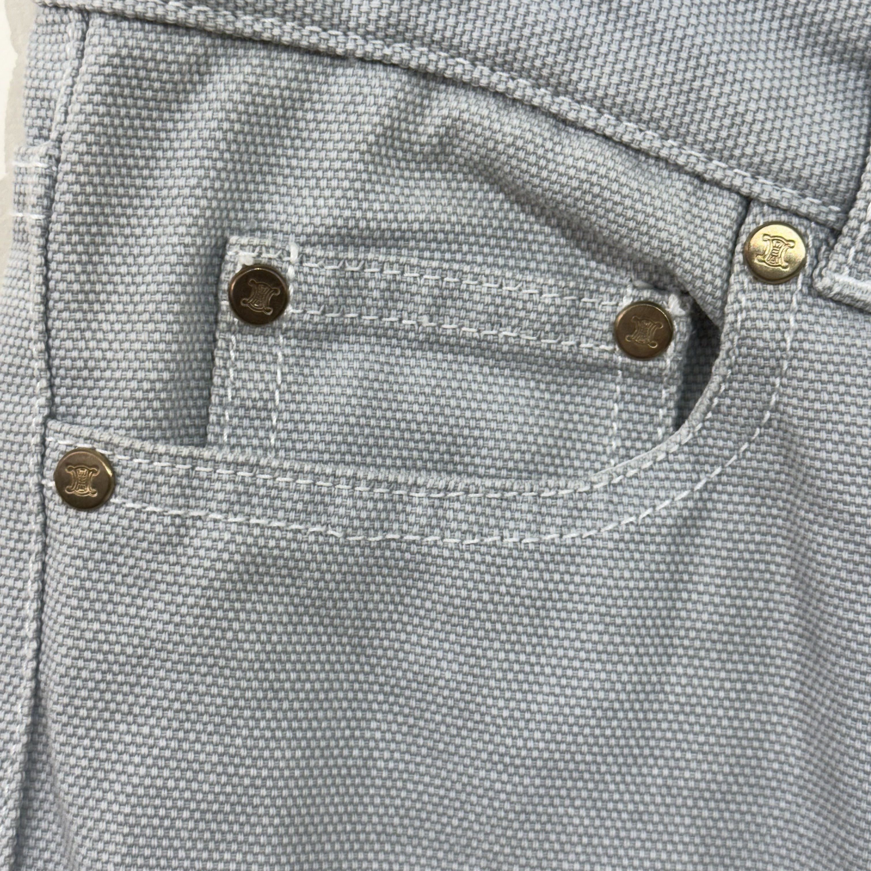 Celine Celine Bootcut Cotton Pants Size 30" / US 8 / IT 44 - 4 Thumbnail