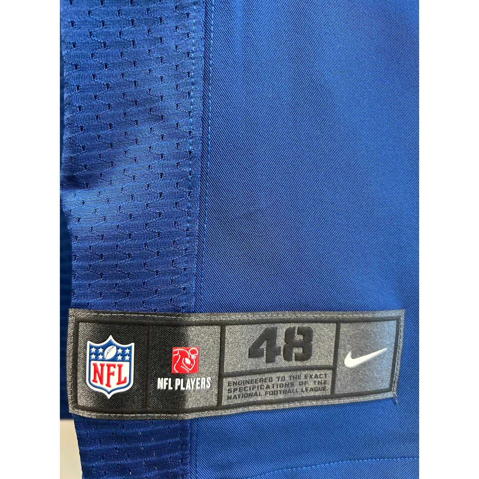 NFL Nike NFL Indianapolis Colts royal blue jersey size 48 XL Size US XL / EU 56 / 4 - 8 Thumbnail